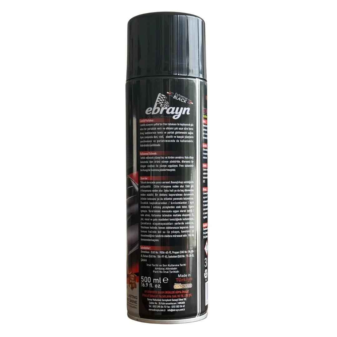Ebrayn Lastik Parlatıcı Aerosol 500ml (EBR-026)