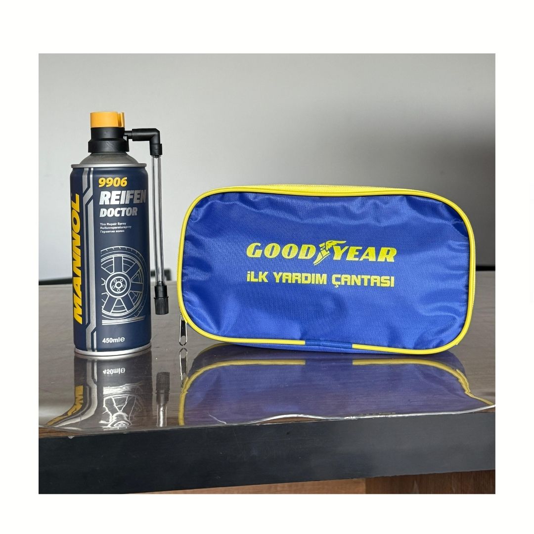 Profesyonel Yüksek Kalite Lastik Tamir kiti Ve TÜVTÜRK Onaylı İlk Yardım Seti