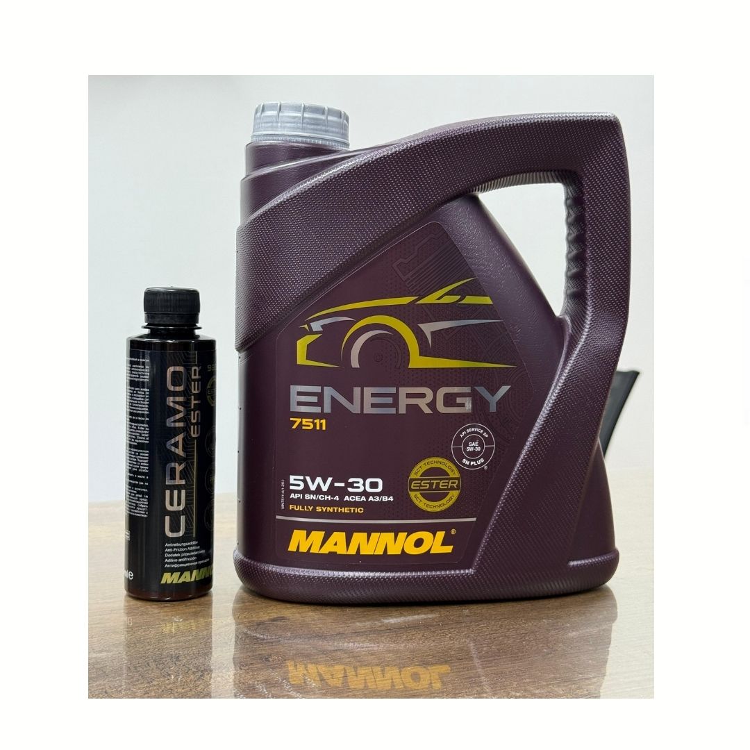Yüksek Performanslı 2025 Üretimli 5W30 Energy 7511 Motor Yağı 5L ve Ceramo Seramik Ester Katkısı