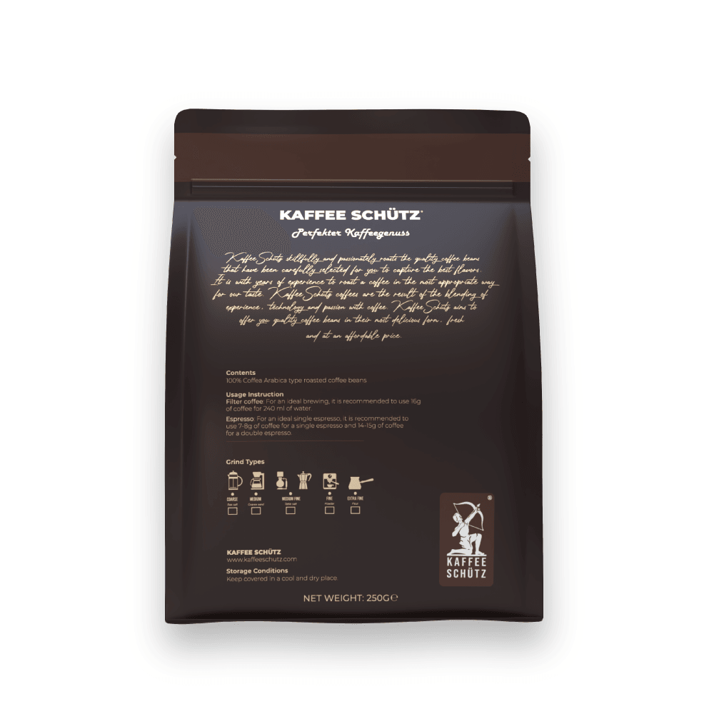 Kaffee Schütz Premium Çekirdek Kahve - %100 Arabica 250g | Ethiophia Yöresel Kahve