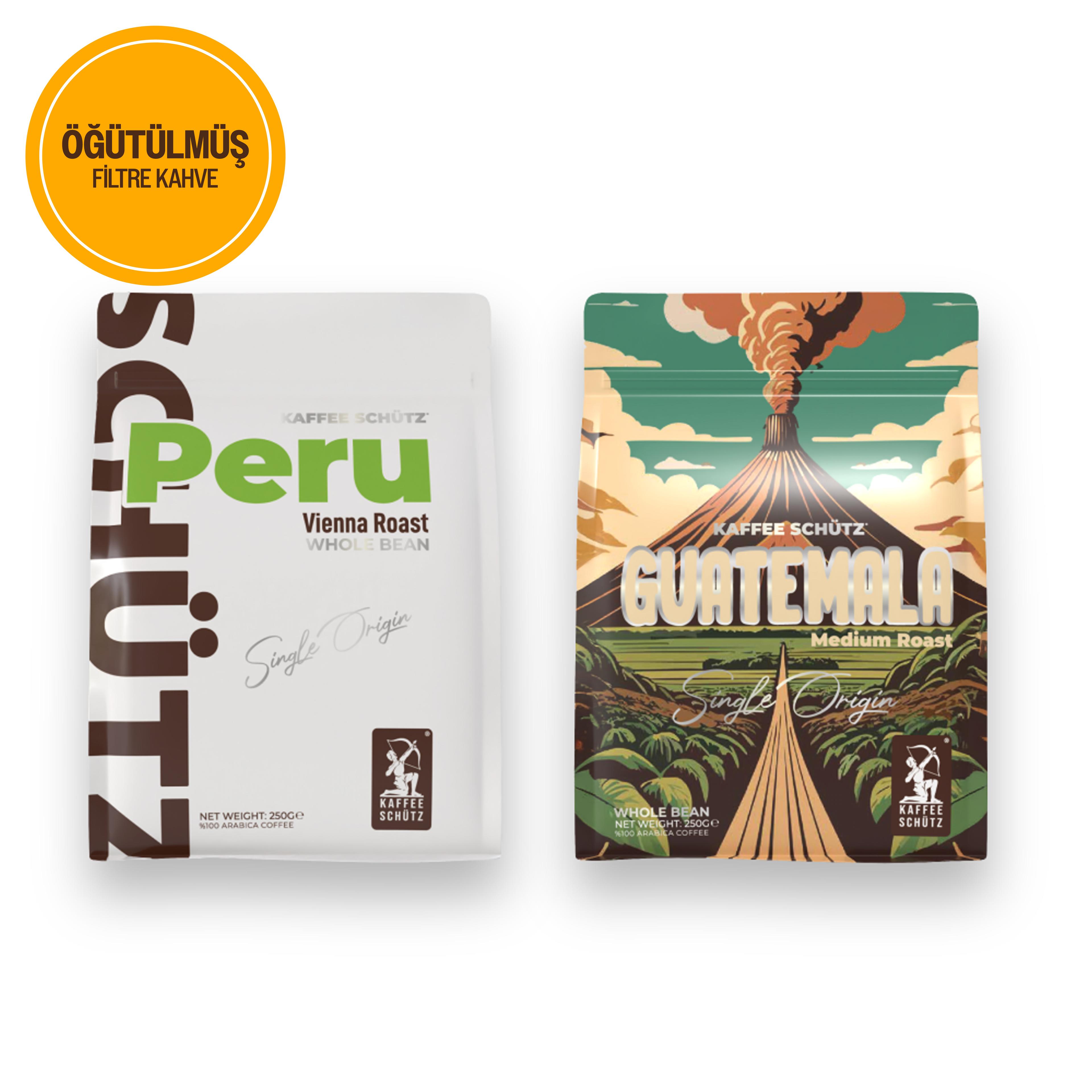 Peru & Guatemala Öğütülmüş Yöresel Kahve 250g x 2