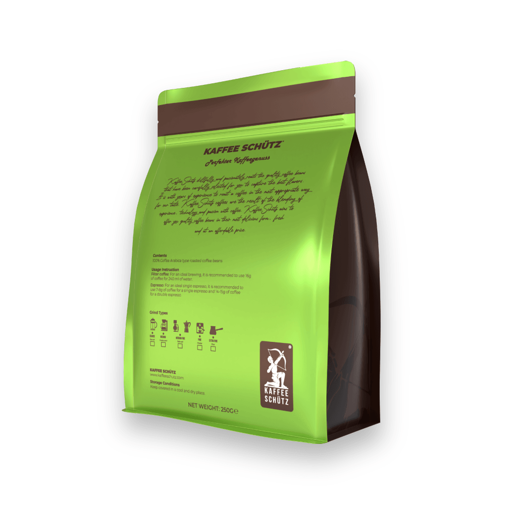 Kaffee Schütz Premium Çekirdek Kahve - %100 Arabica 250g | Peru Yöresel Kahve