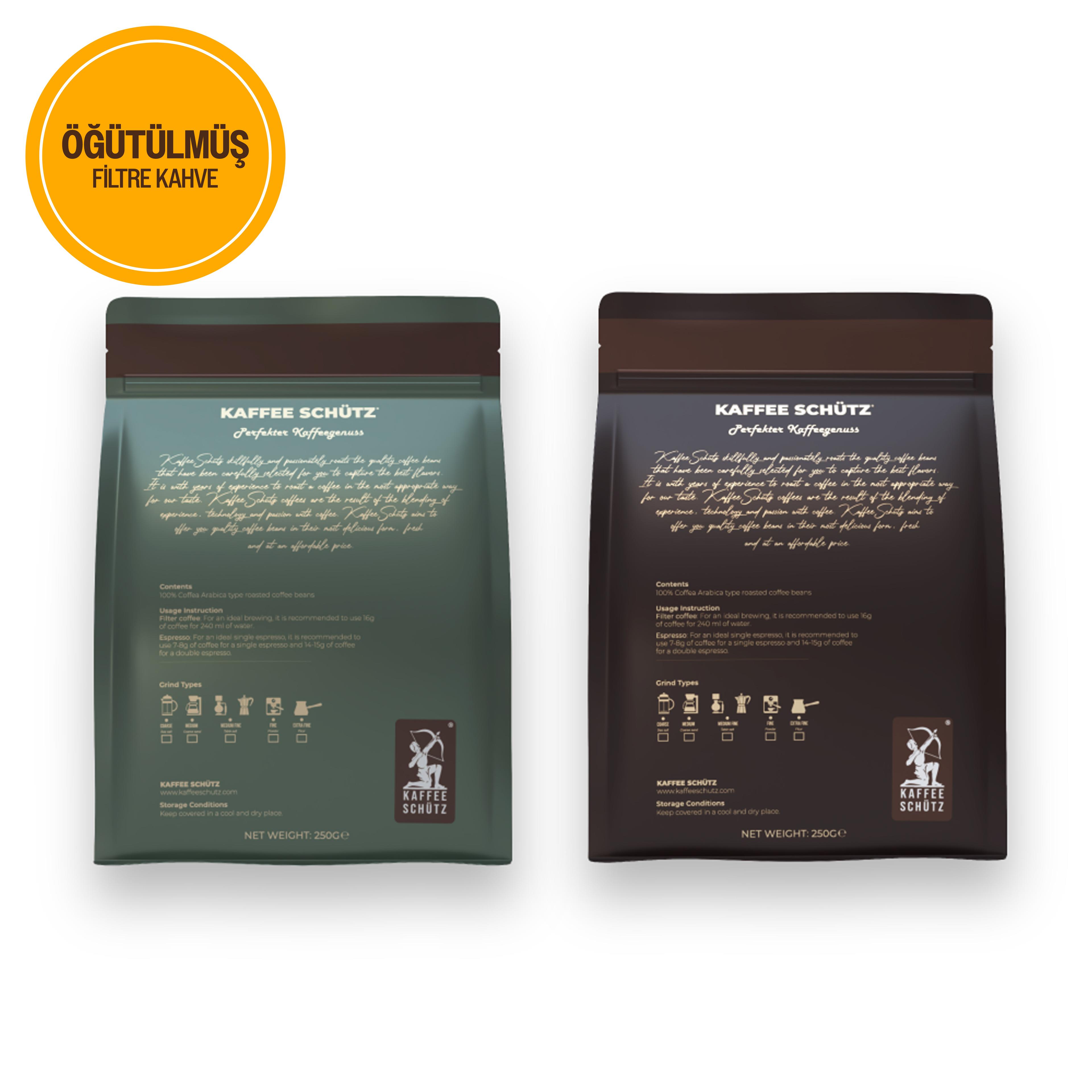 Honduras & Ethiophia Öğütülmüş Yöresel Kahve 250g x 2