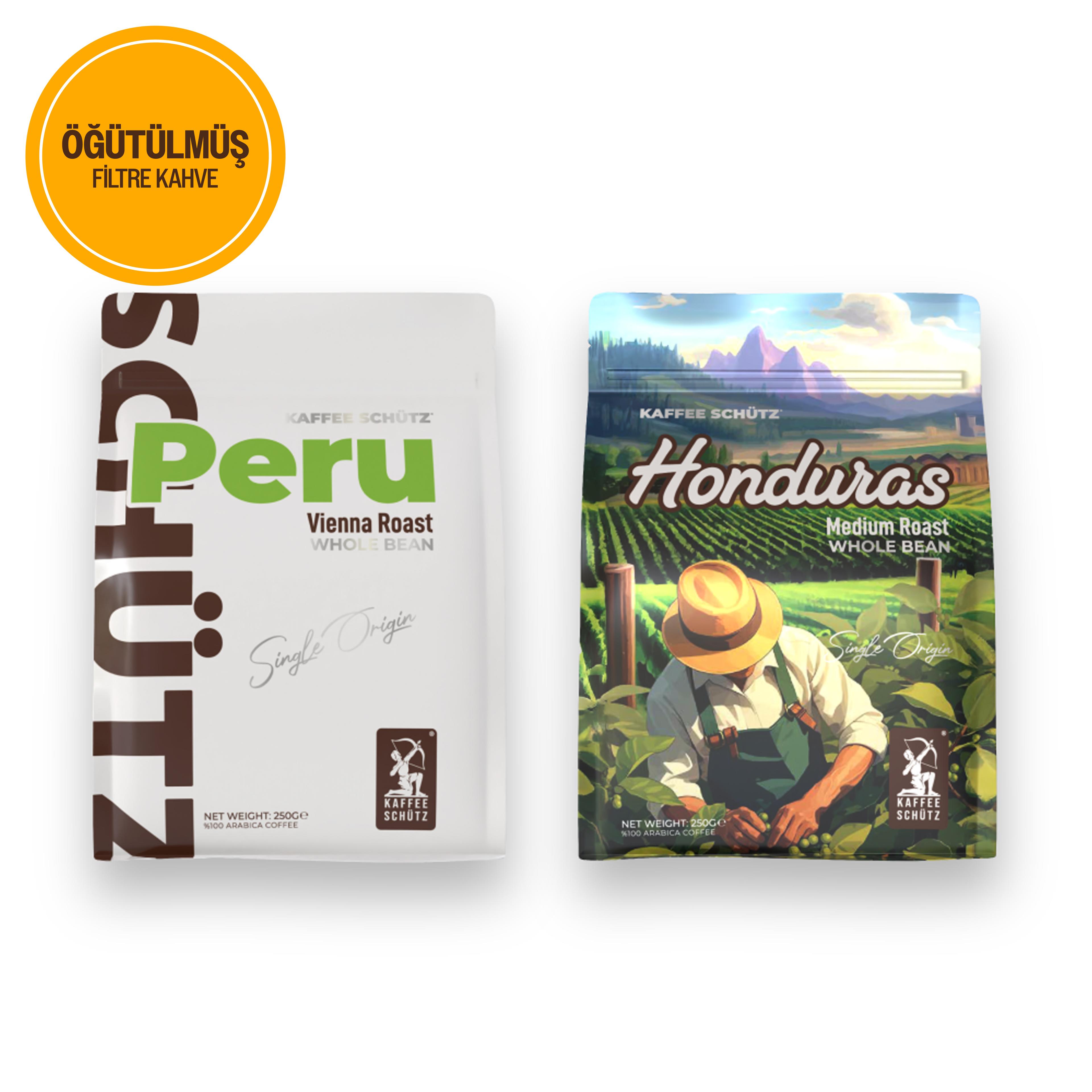 Peru & Honduras Öğütülmüş Yöresel Kahve 250g x 2