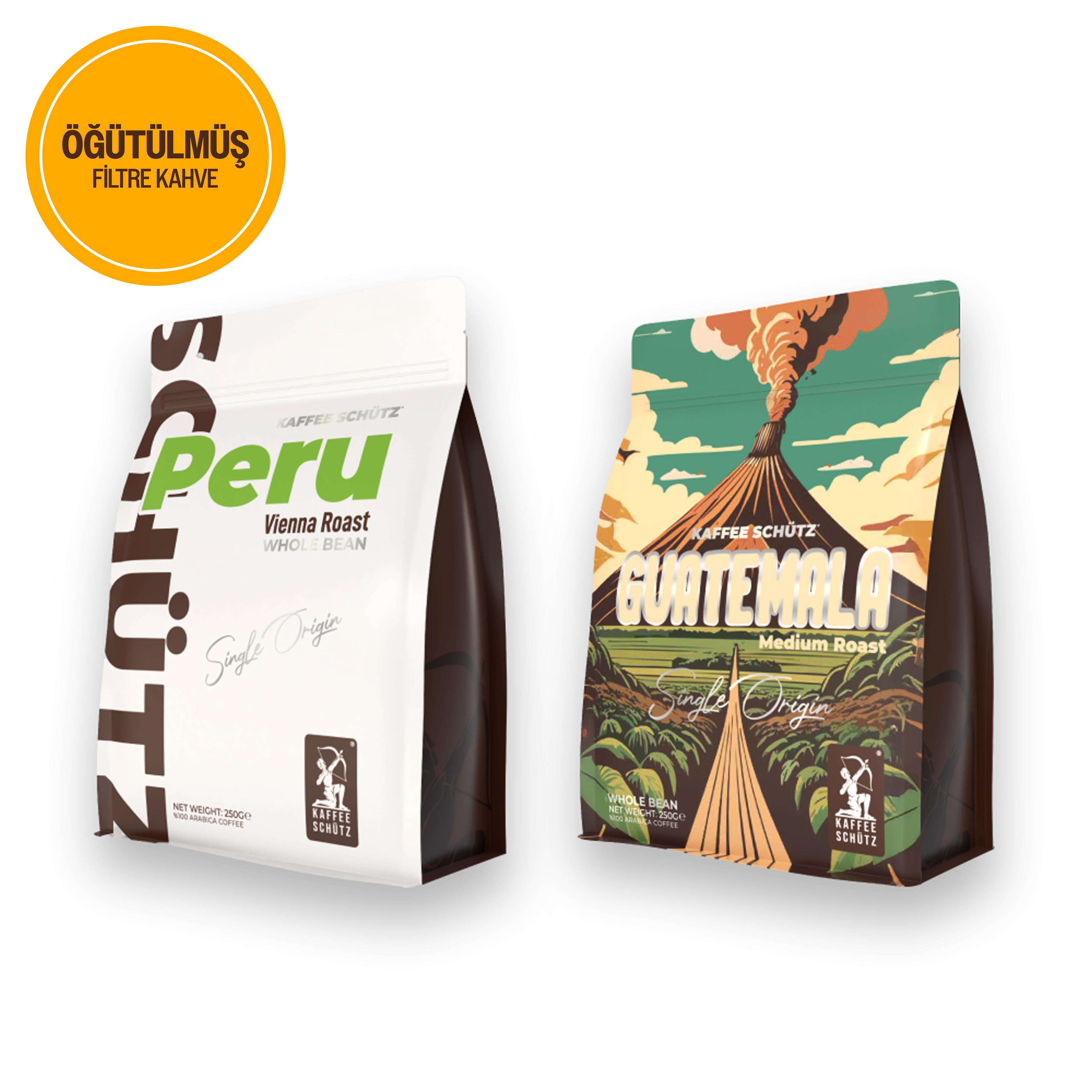 Peru & Guatemala Öğütülmüş Yöresel Kahve 250g x 2