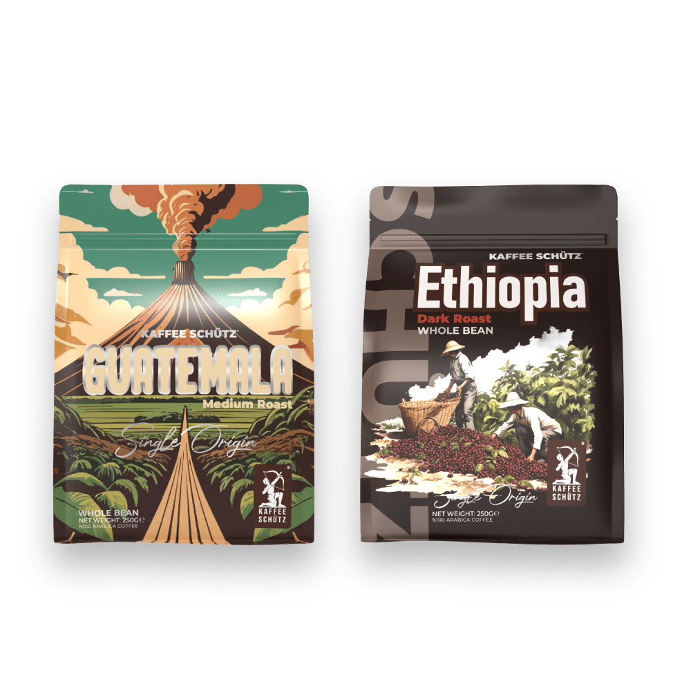 Guatemala - Ethiophia Çekirdek Kahve I 250g x2