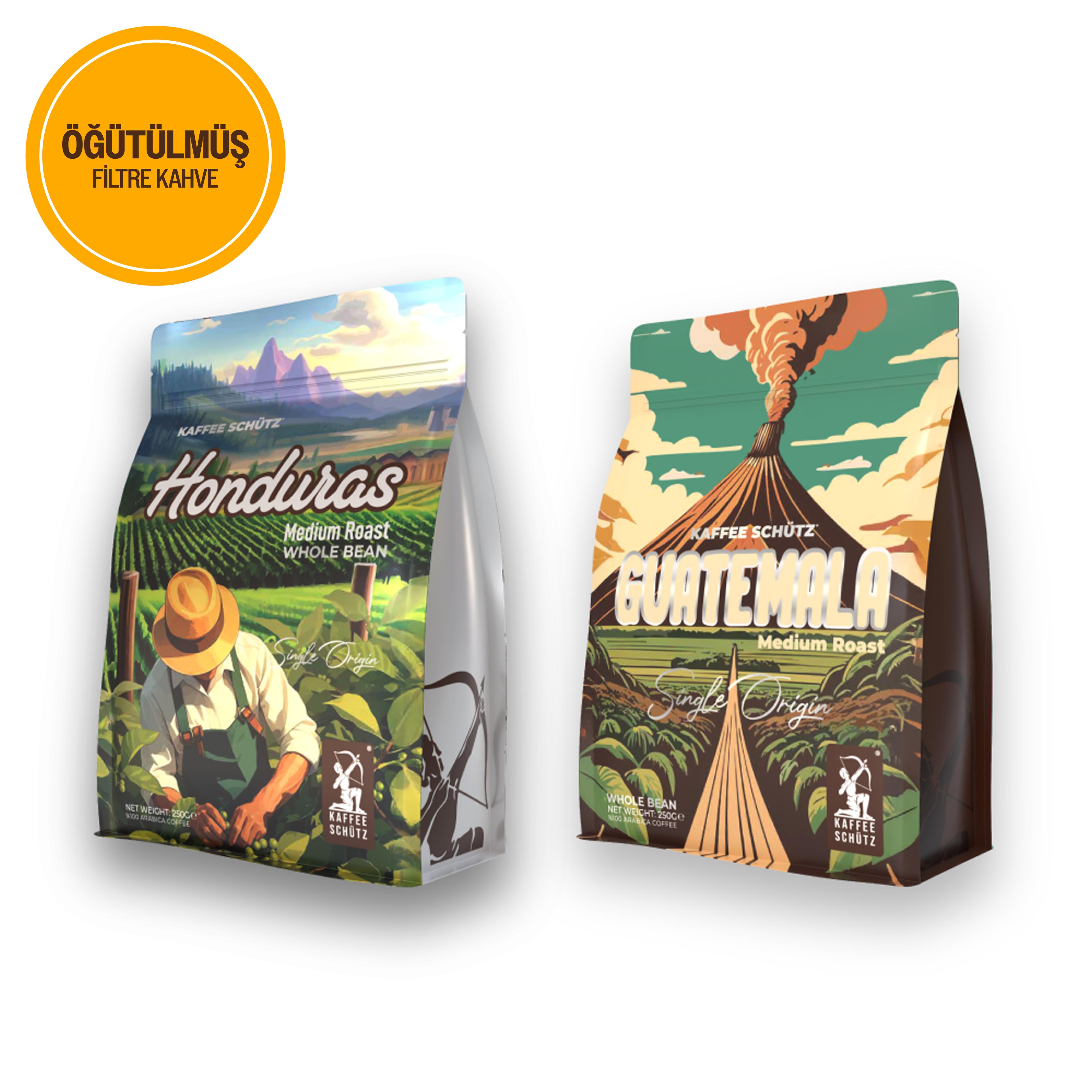 Honduras & Guatemala Öğütülmüş Yöresel Kahve 250g x2