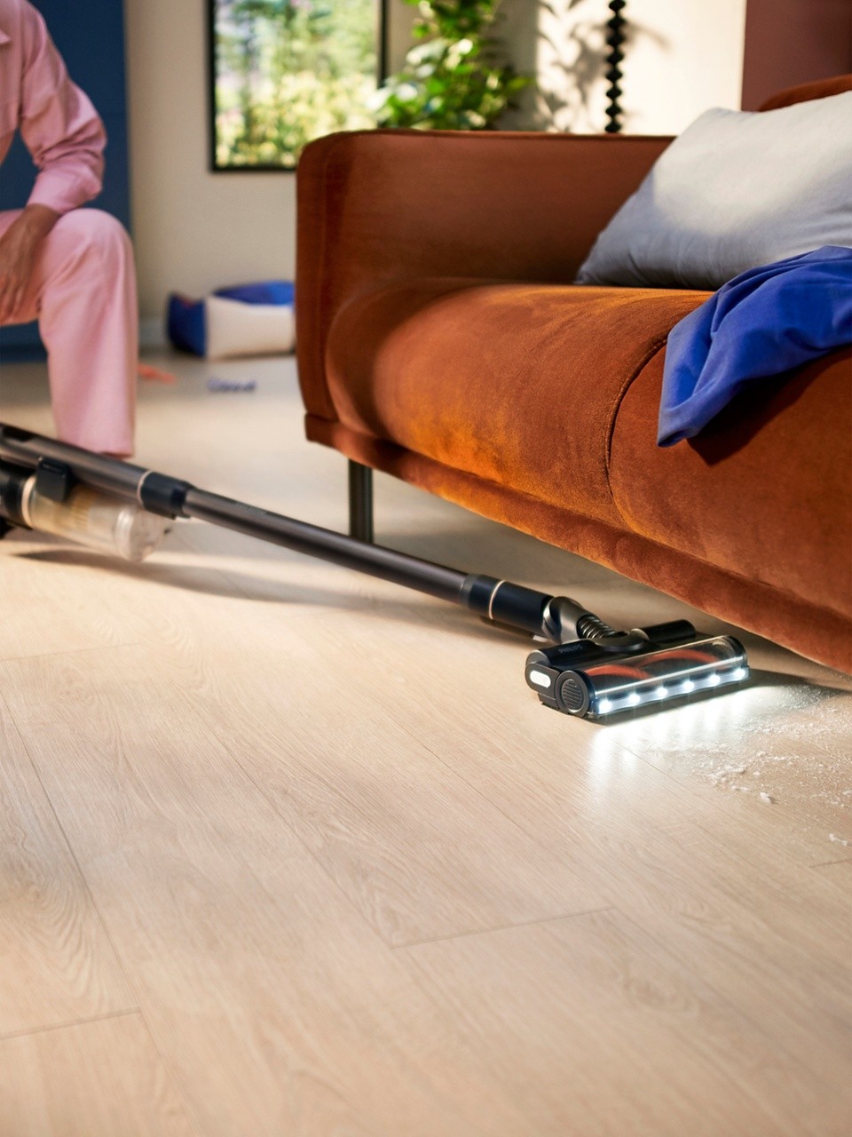 Philips Aqua 7000 Serisi XC7053/01 Dikey Şarjlı Süpürge Mavi