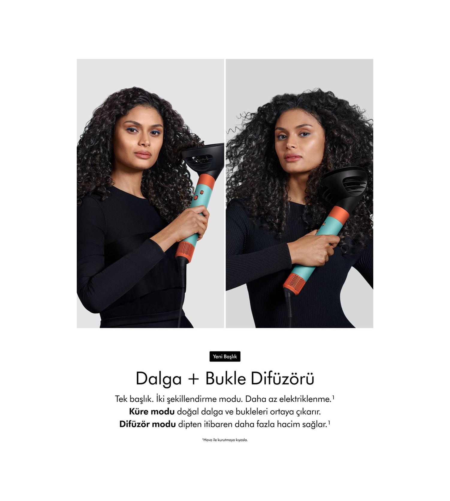 DYSON Airwrap i.d.™ Saç Şekillendirme ve Kurutma Seti Kıvırcık+Bukleli (Jasper Plum)