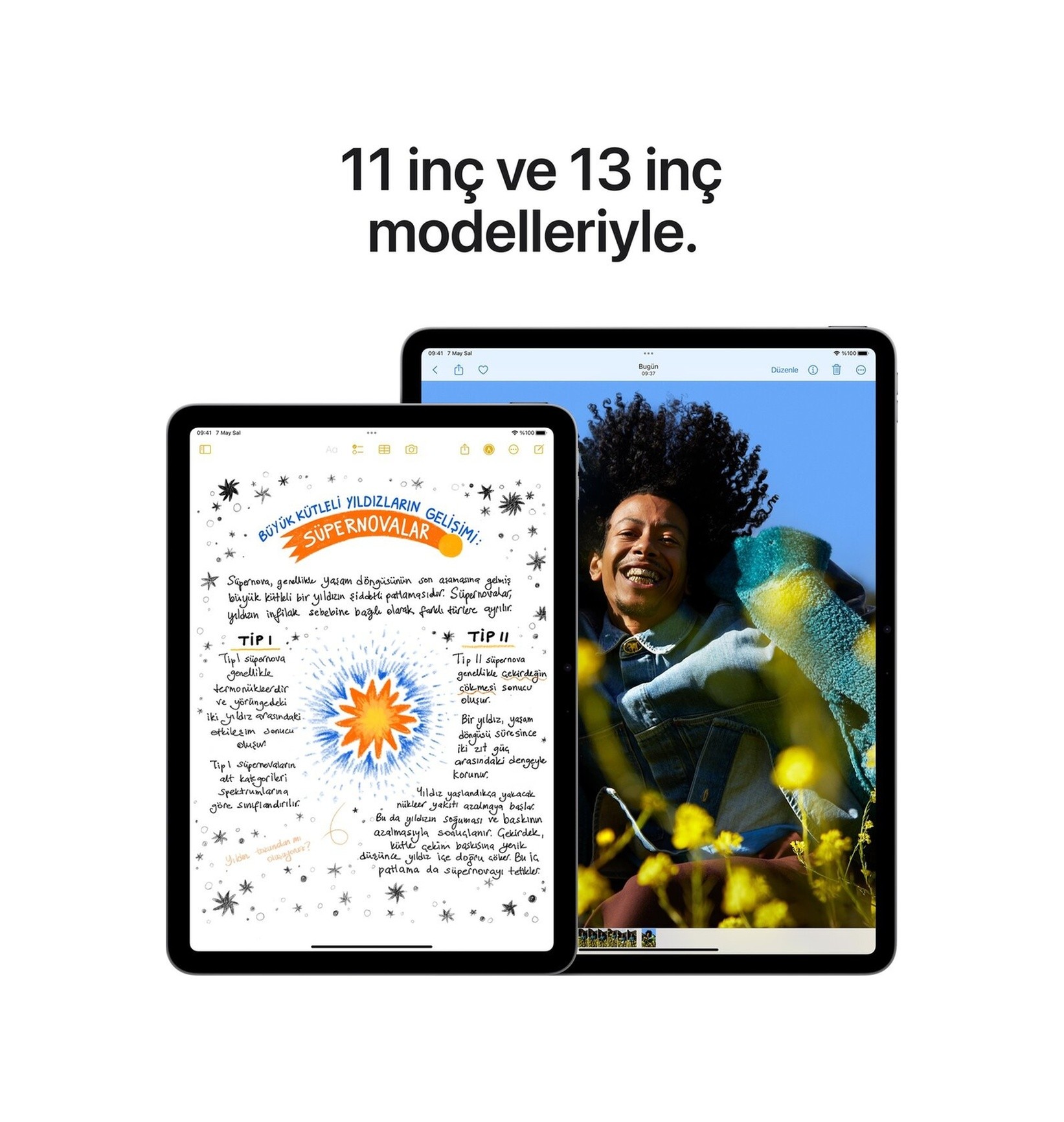 Apple iPad Air MV753TU/A Wi-Fi + Cellular 1 TB 13" Tablet Mavi Mavi