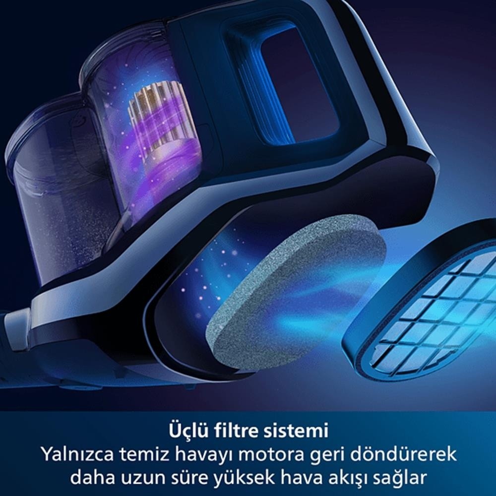 Philips Speedpro Max XC7040/01 Dikey Şarjlı Süpürge Siyah