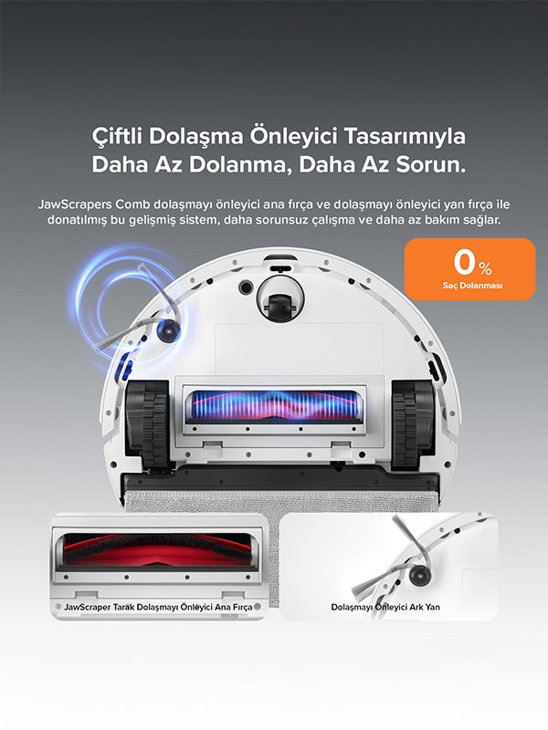 Roborock Q8 Max Pro Akıllı Robot Süpürge Beyaz
