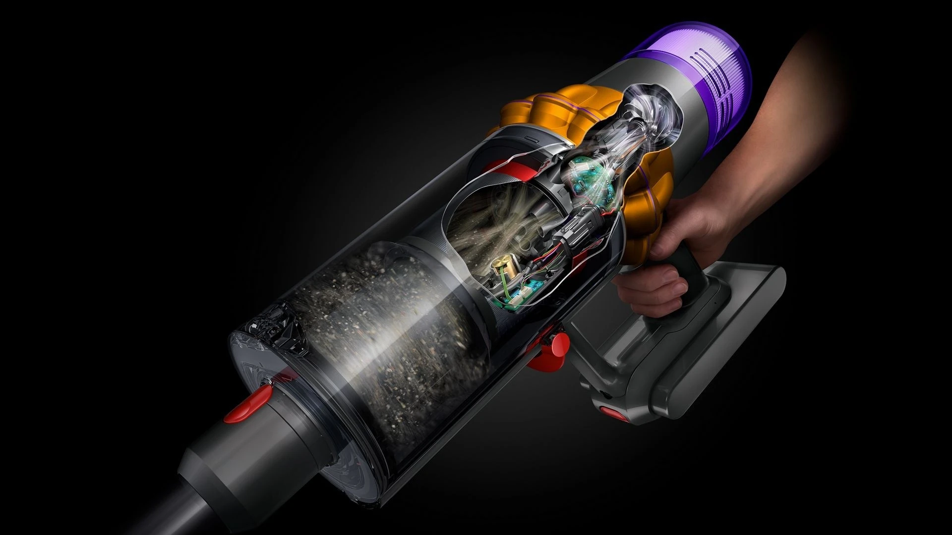 Dyson V15 Detect Absolute Şarjlı ve Dikey Süpürge Gri