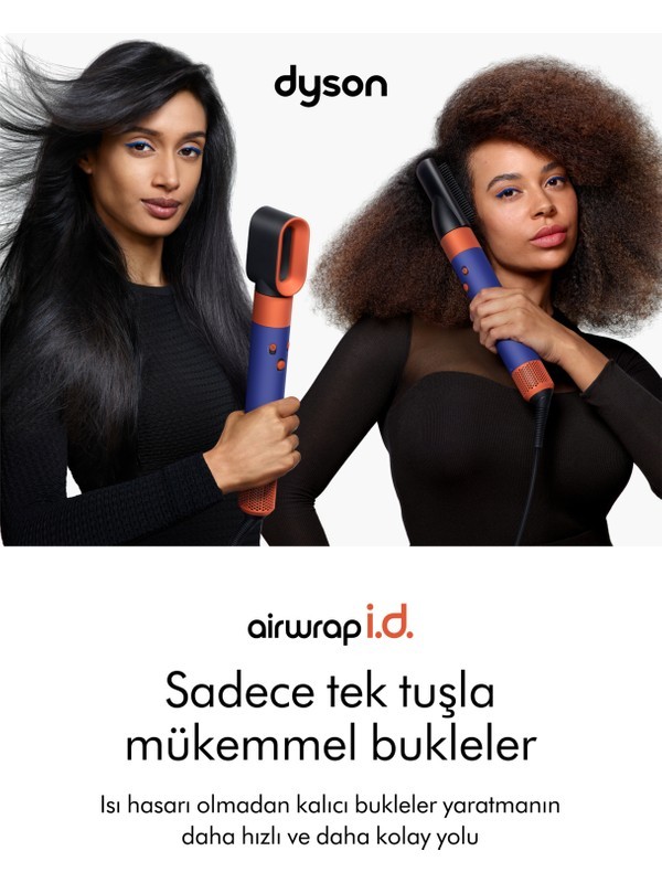 Airwrap I.d.™ Saç Şekillendirme ve Kurutma Seti - Kıvırcık+Bukleli (Vinca Mavisi/topaz)
