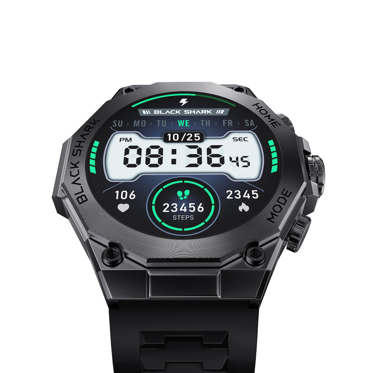 Black Shark S1 Pro Akıllı Saat Black (Black Shark Türkiye Garantili)