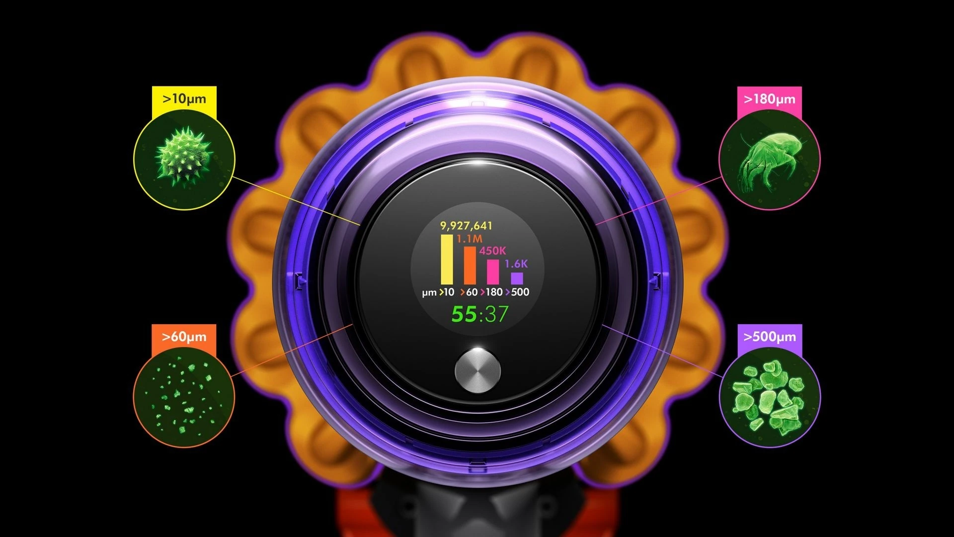 Dyson V15 Detect Absolute Şarjlı ve Dikey Süpürge Gri