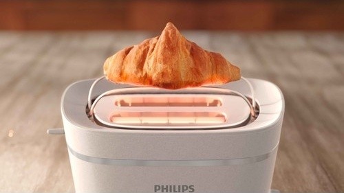 Philips HD2640/10 2 Dilim Ekmek Kızartma Makinesi Beyaz