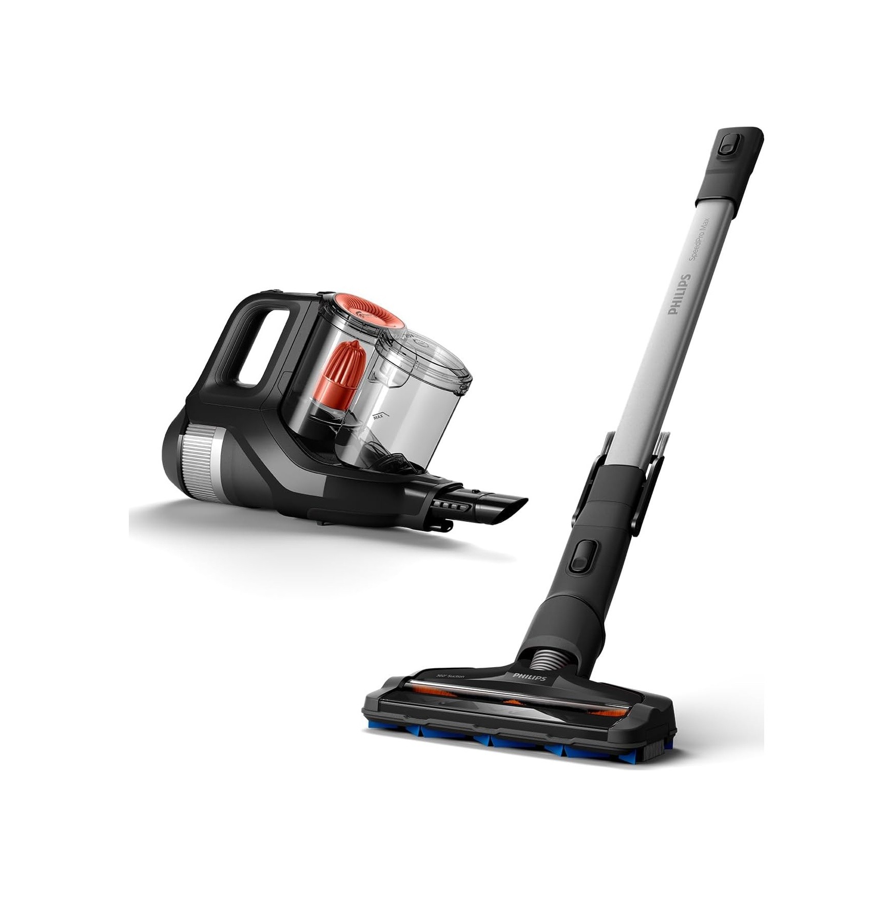 Philips Speedpro Max XC7040/01 Dikey Şarjlı Süpürge Siyah