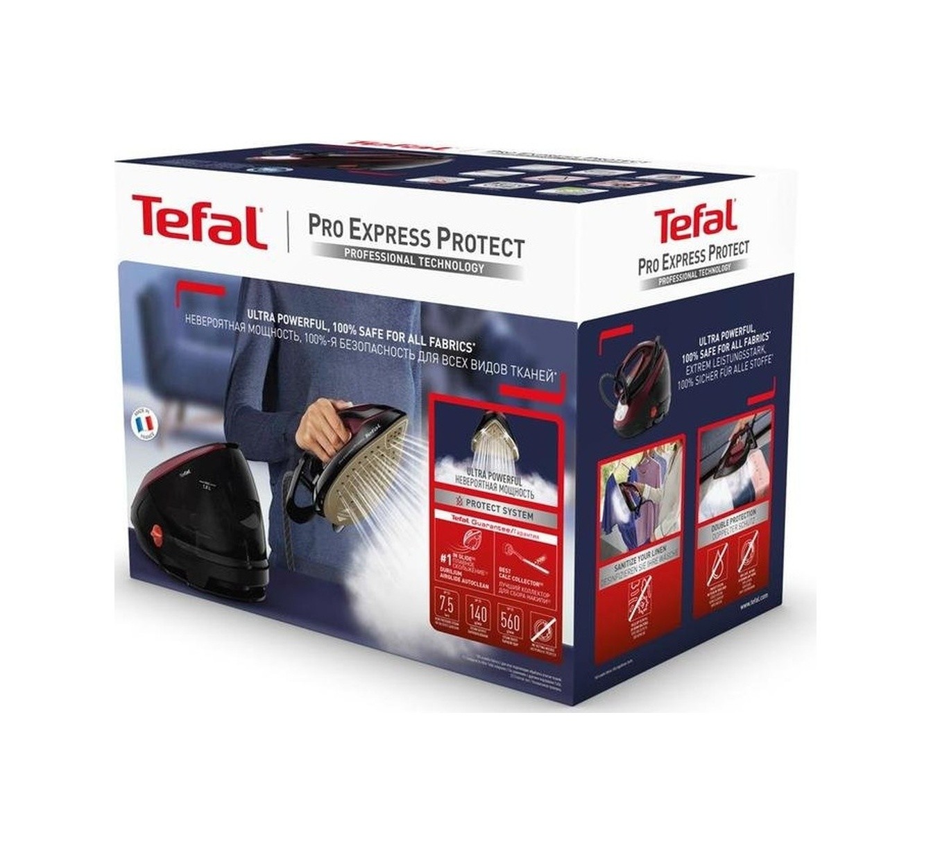 Tefal GV9230 Pro Express 2600 W Buharlı Kazanlı Ütü Bordo - Siyah