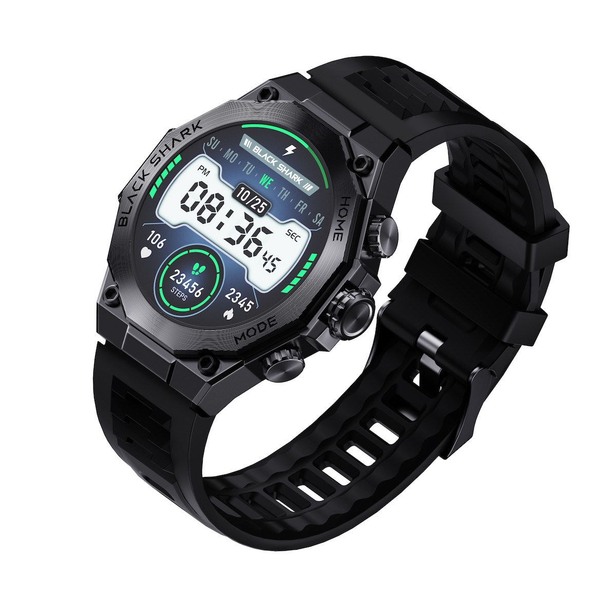 Black Shark S1 Pro Akıllı Saat Black (Black Shark Türkiye Garantili)