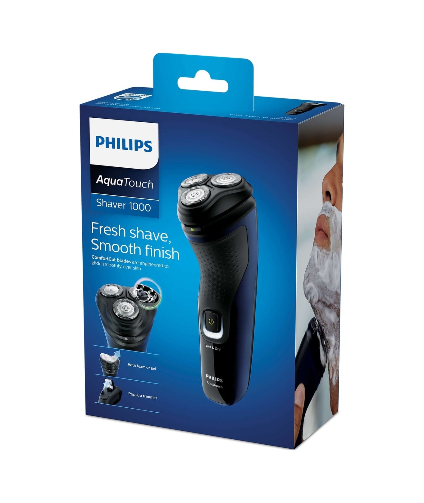 Philips S1323/41 Aquatouch Islak ve Kuru Tıraş Makinesi Lacivert