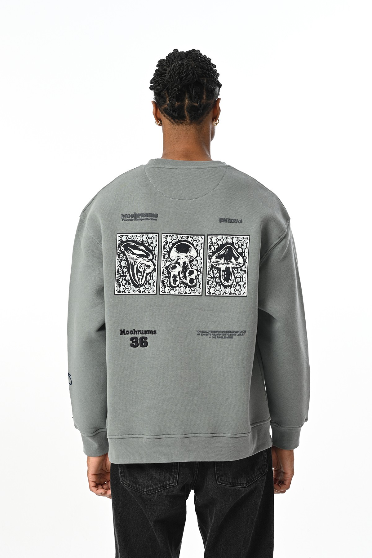 Bisiklet Yaka Sweatshirt