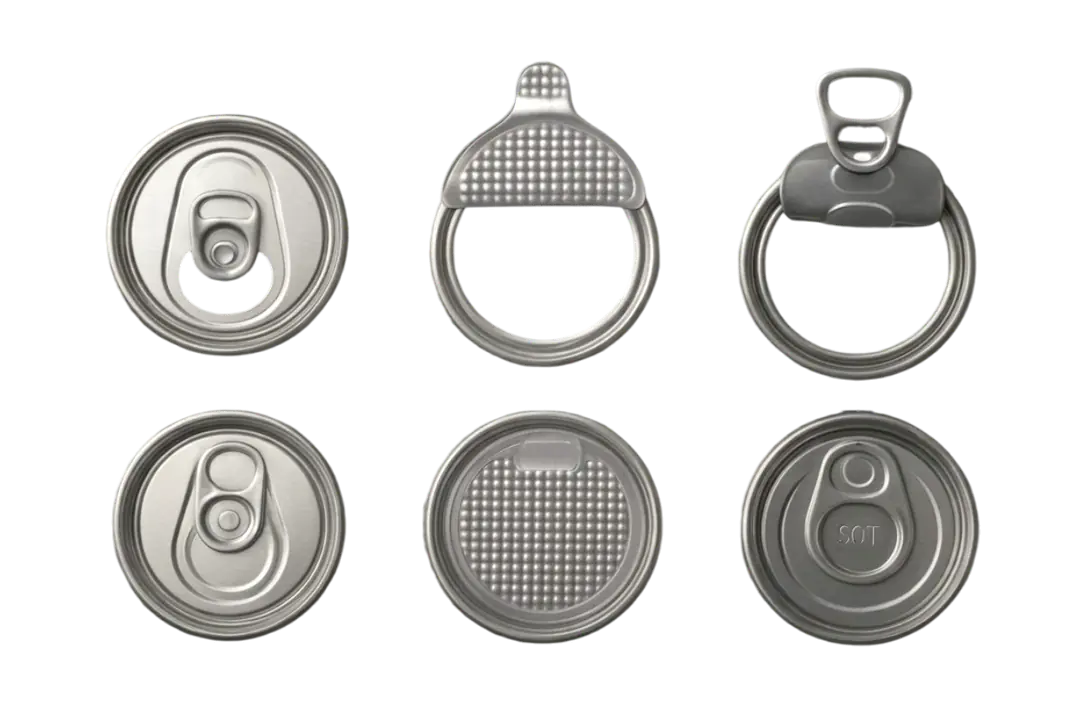 Metal kapakların açık ve kapalı halleri