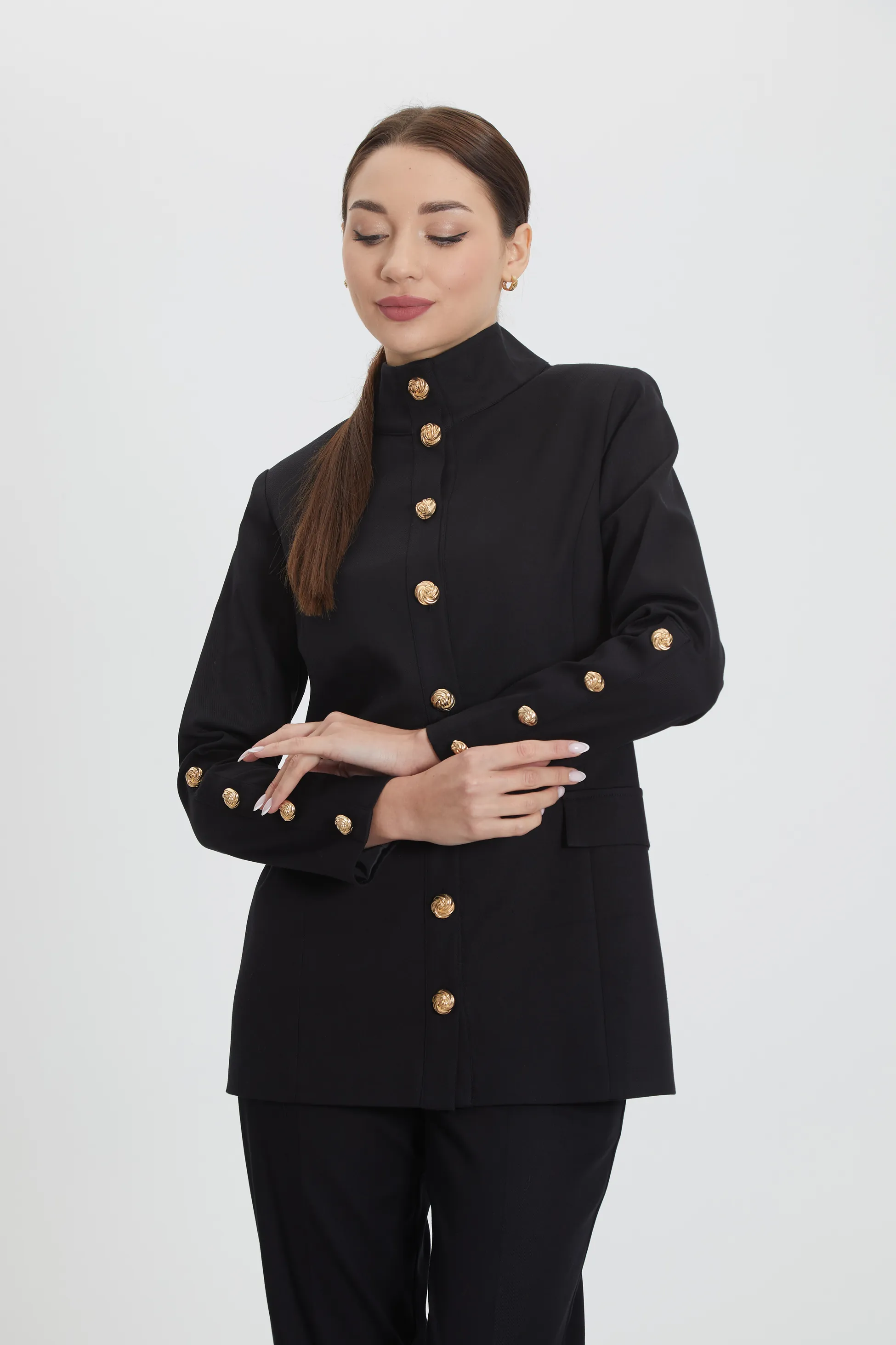 Siyah Ceket Pantolon İkili Takım