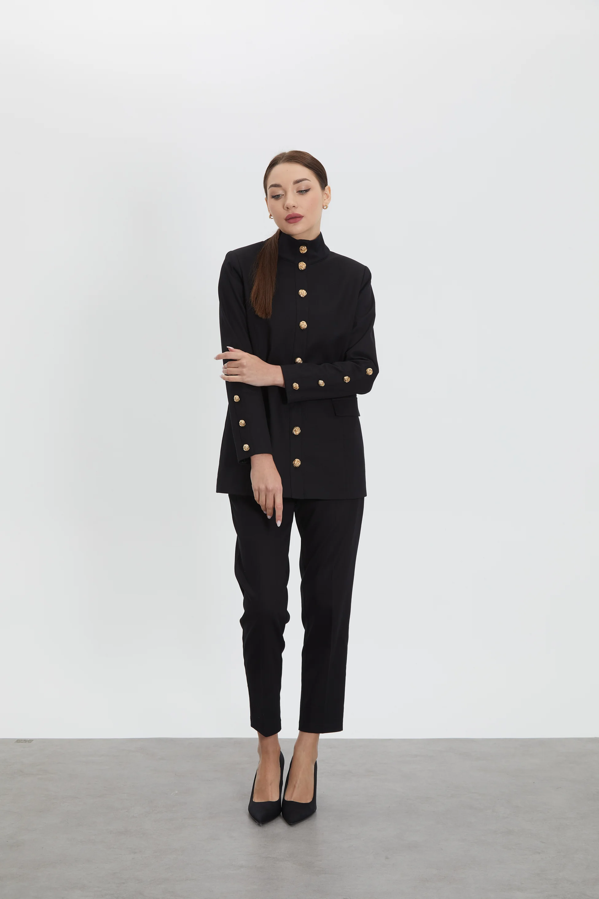 Siyah Ceket Pantolon İkili Takım