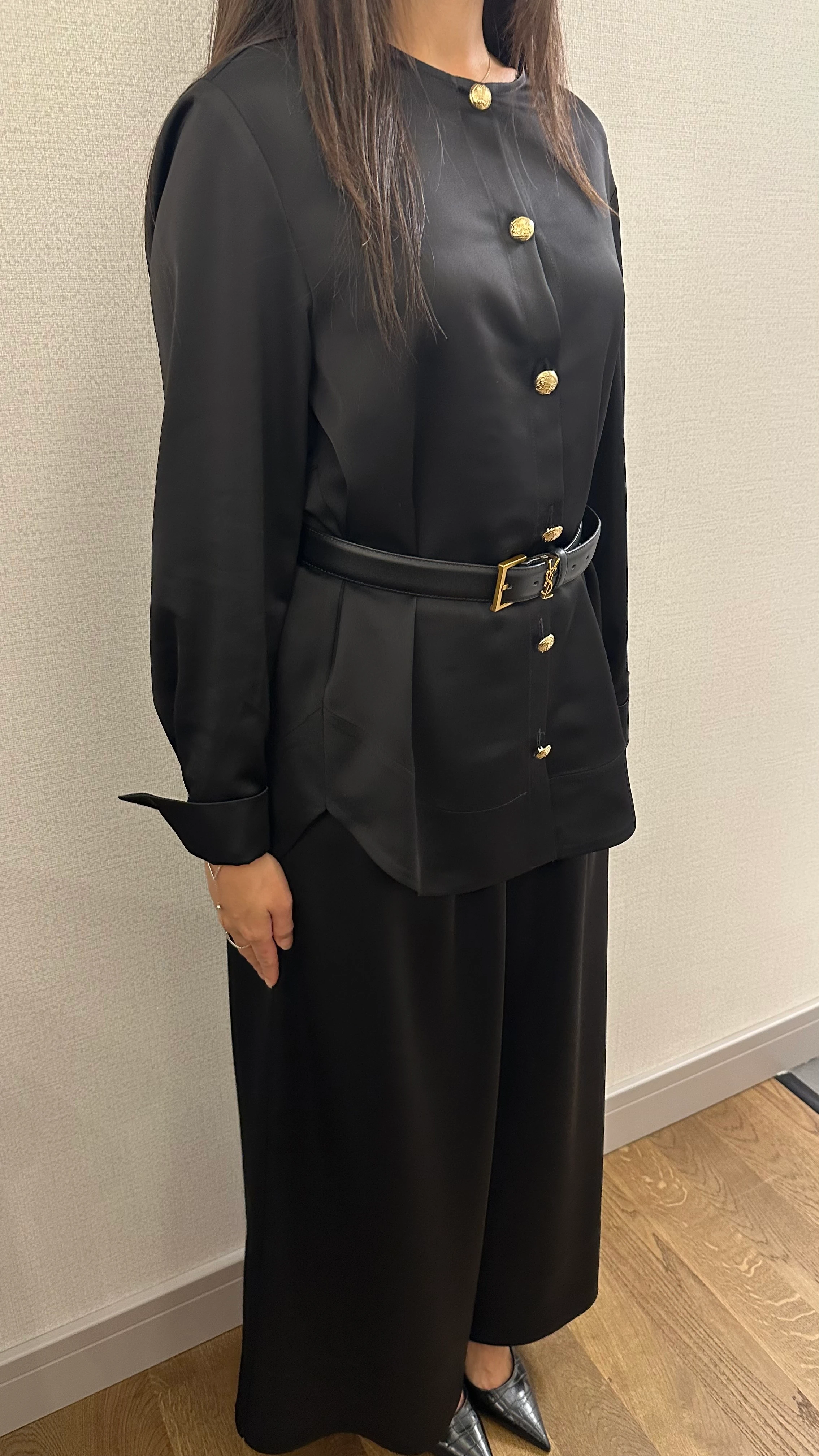 Alt Üst 2'li Krep Saten Takım