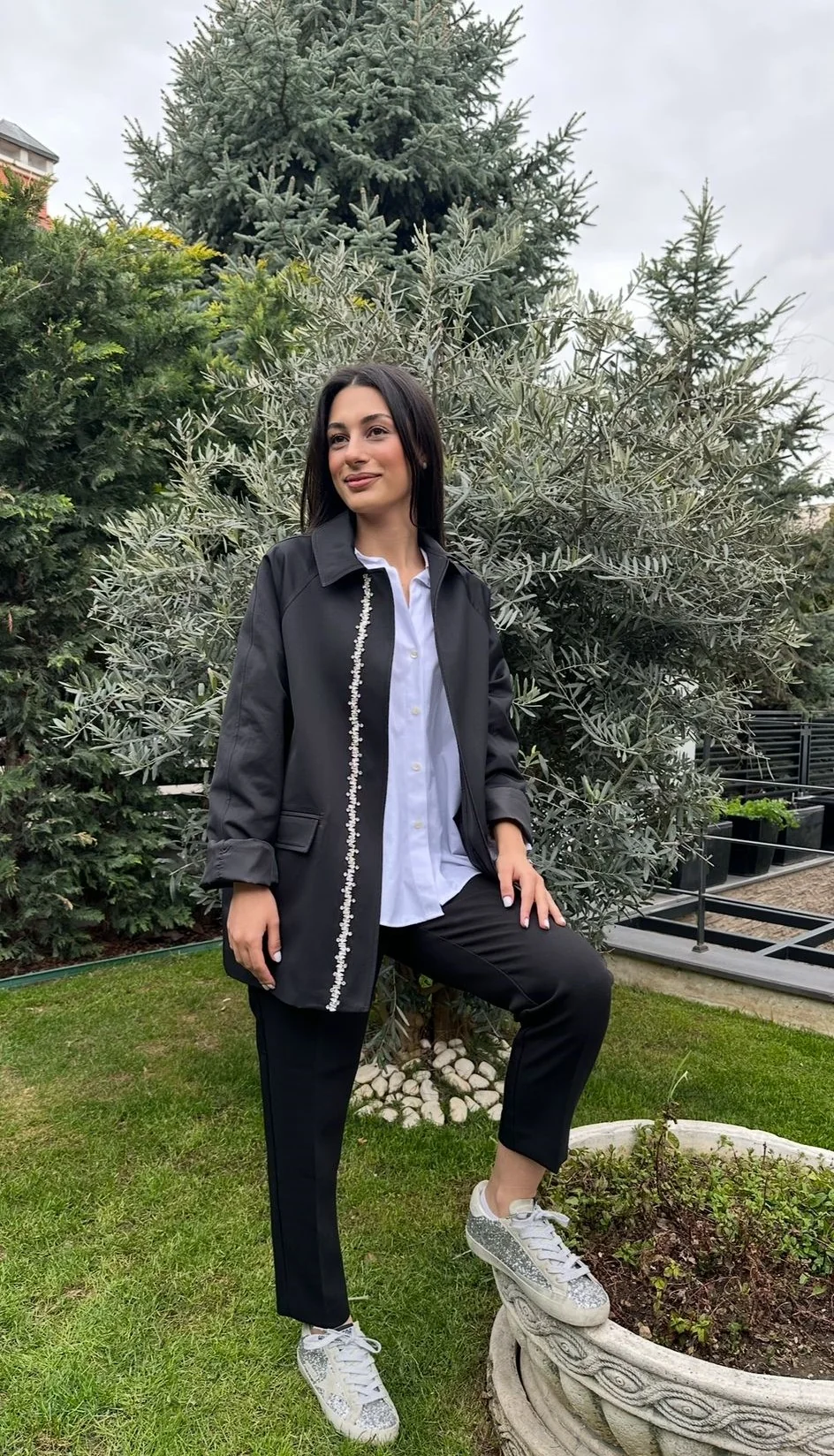 Mihra Koleksiyonu Özel Tasarım Taşlı Kap Camel,  - Siyah