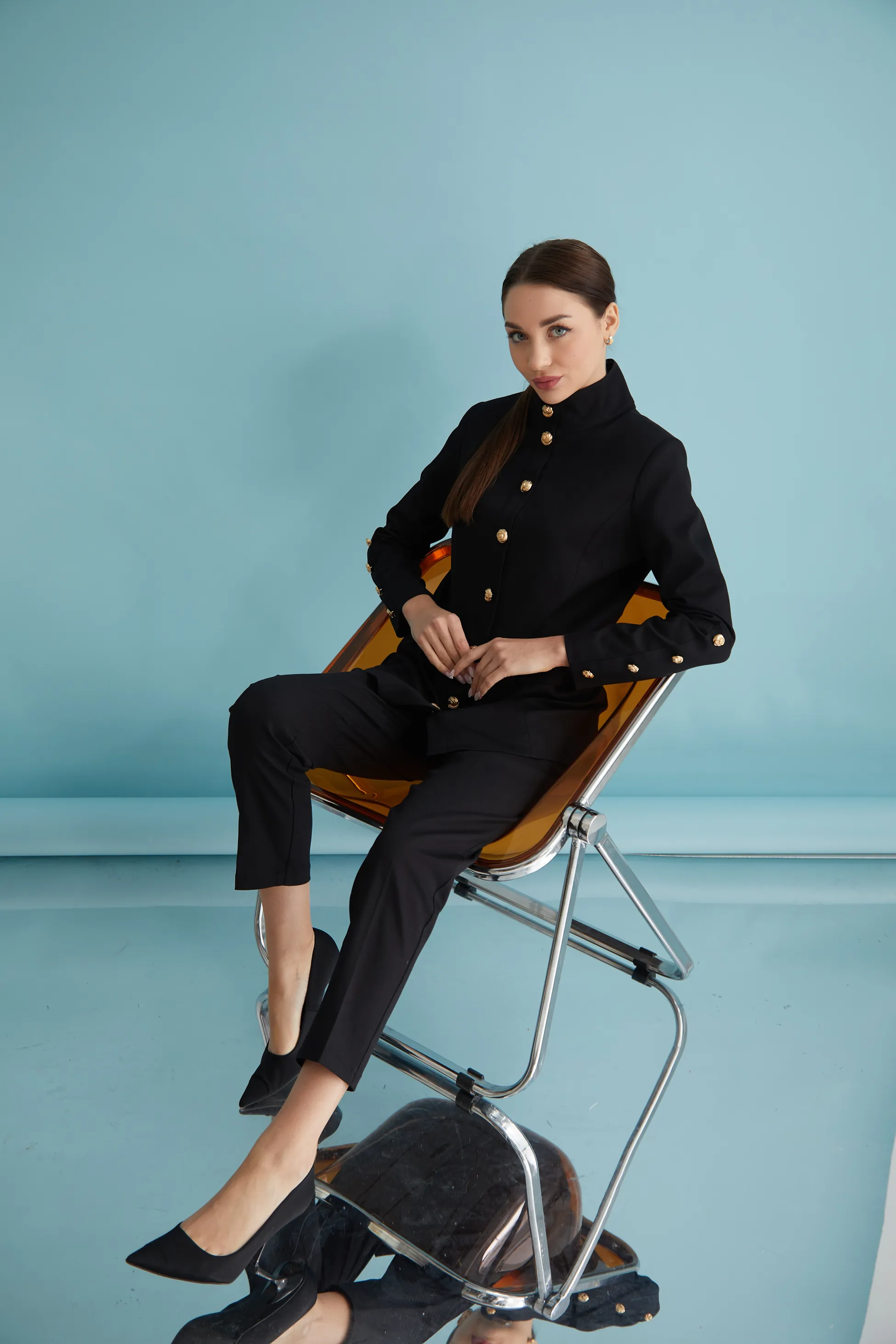 Siyah Ceket Pantolon İkili Takım