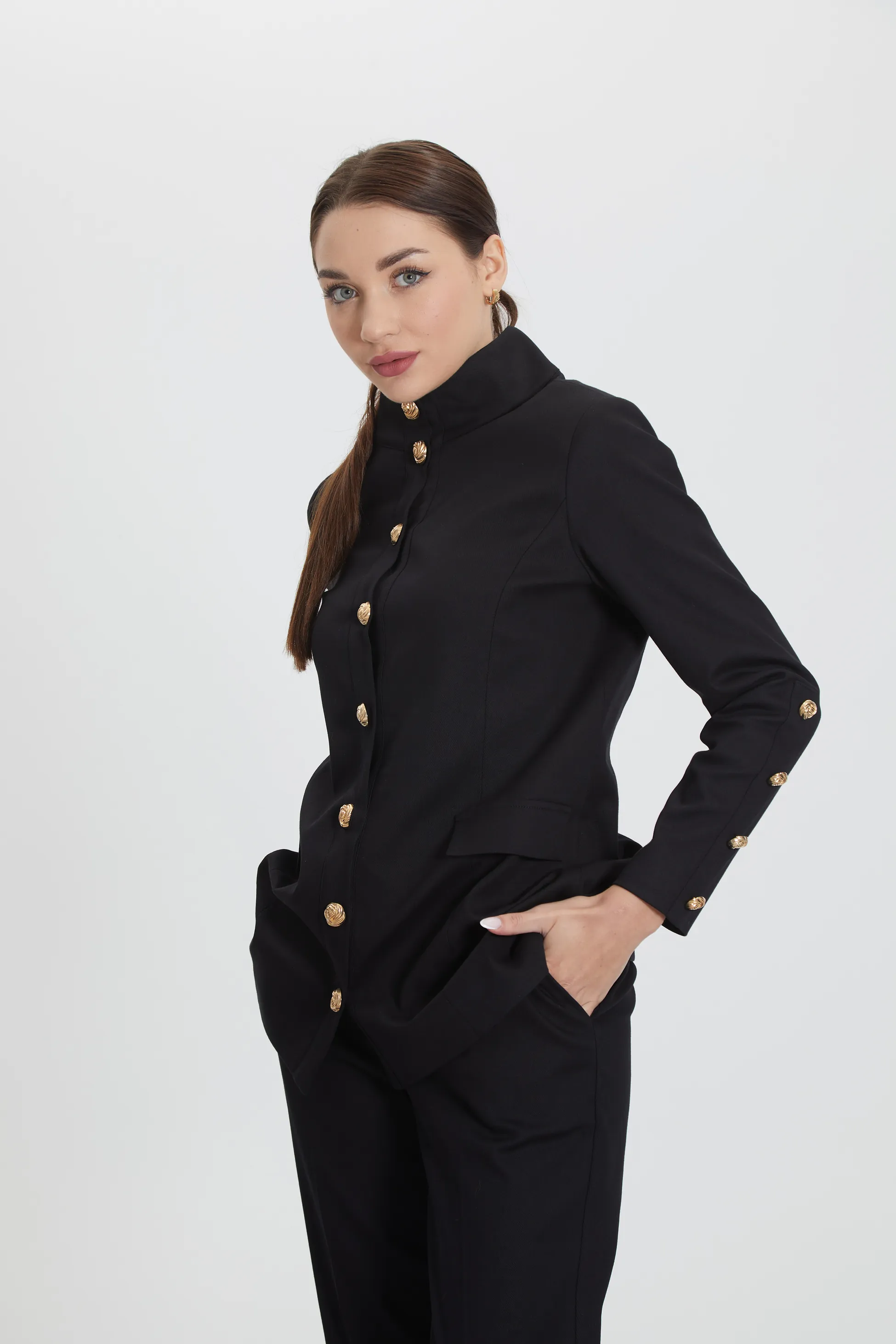 Siyah Ceket Pantolon İkili Takım