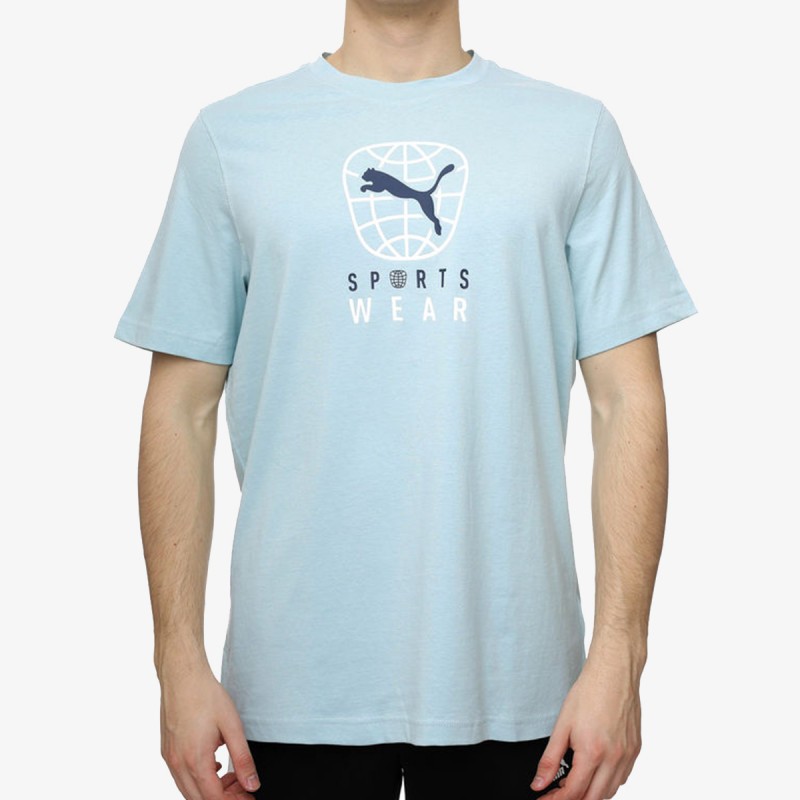 Puma PUMA BETTER SPORTSWEAR Tee Mavi Erkek Tişört 679001-22