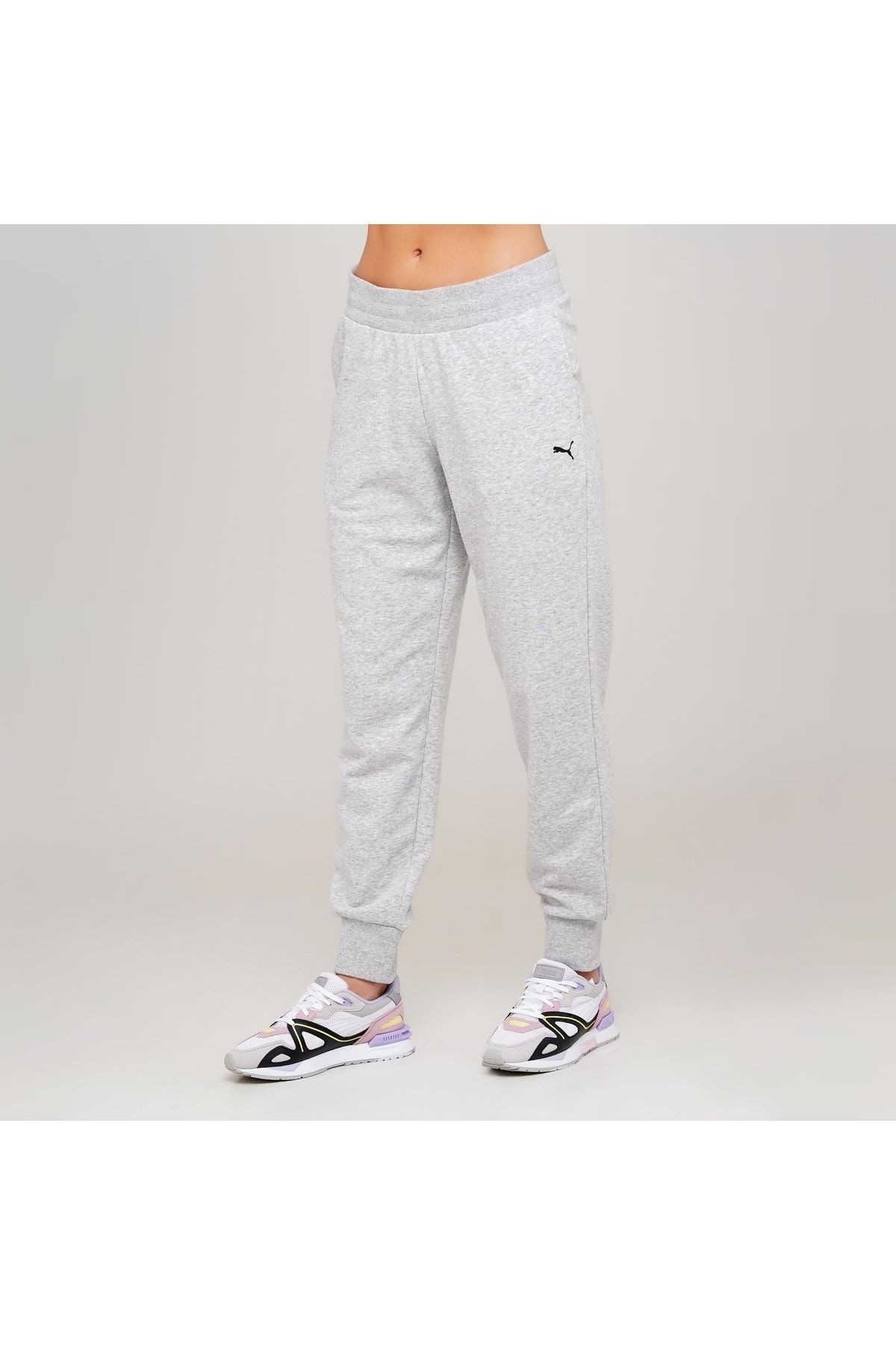 Ess Sweatpants - Kadın Gri Günlük Eşofman Altı - 586842 54