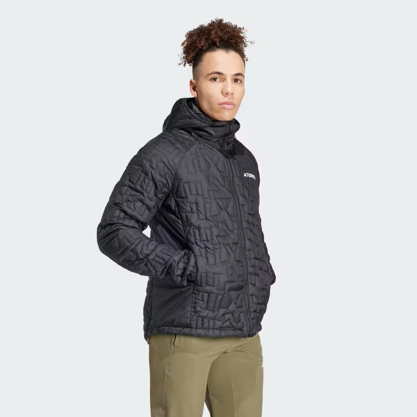 Adidas Terrex Xperior PrimaLoft Loose Fill Insulated Kapüşonlu Mont - IT3247