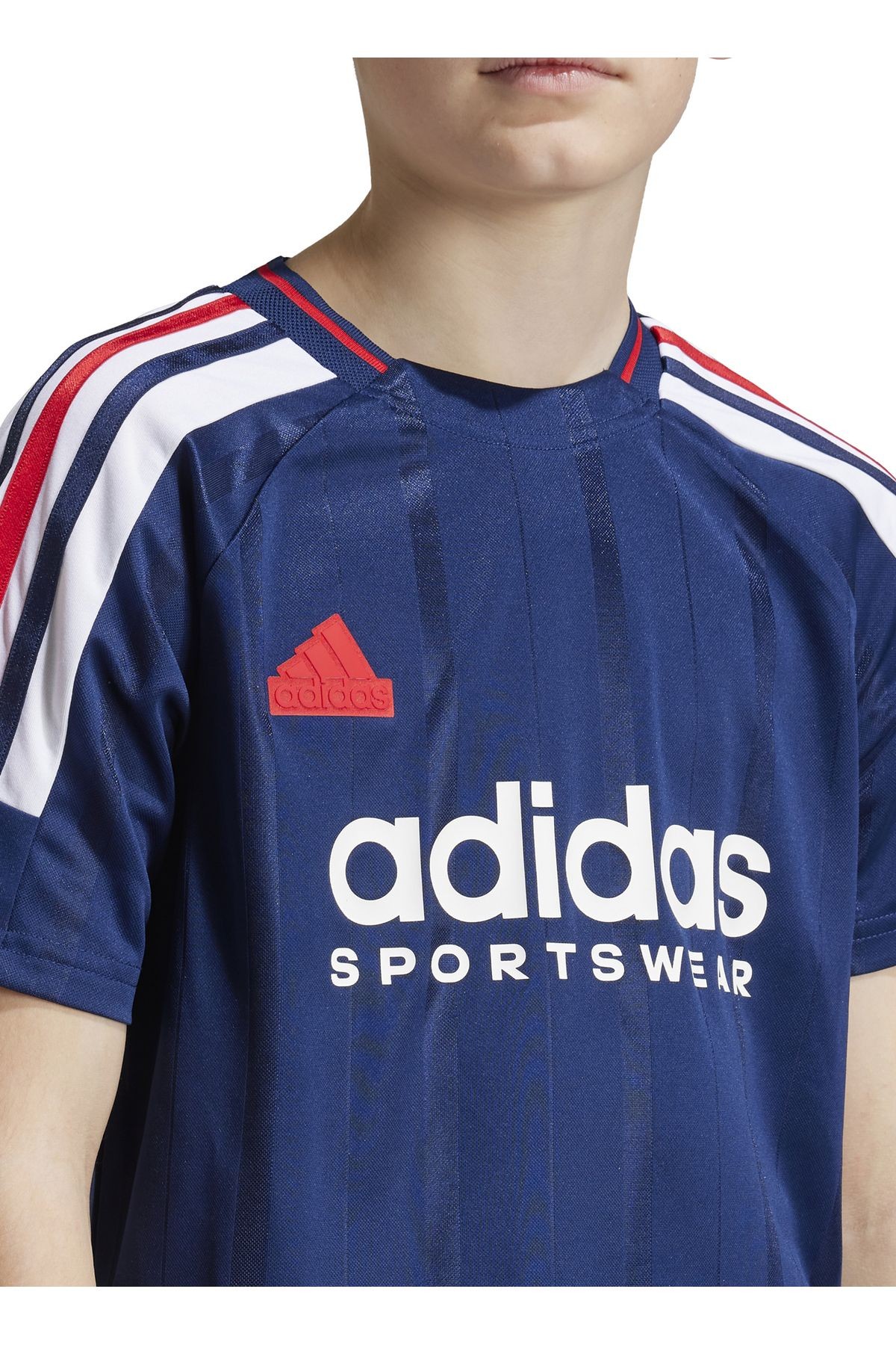 Adidas Düz Lacivert Erkek Çocuk T-Shirt J NP TEE - IW0886