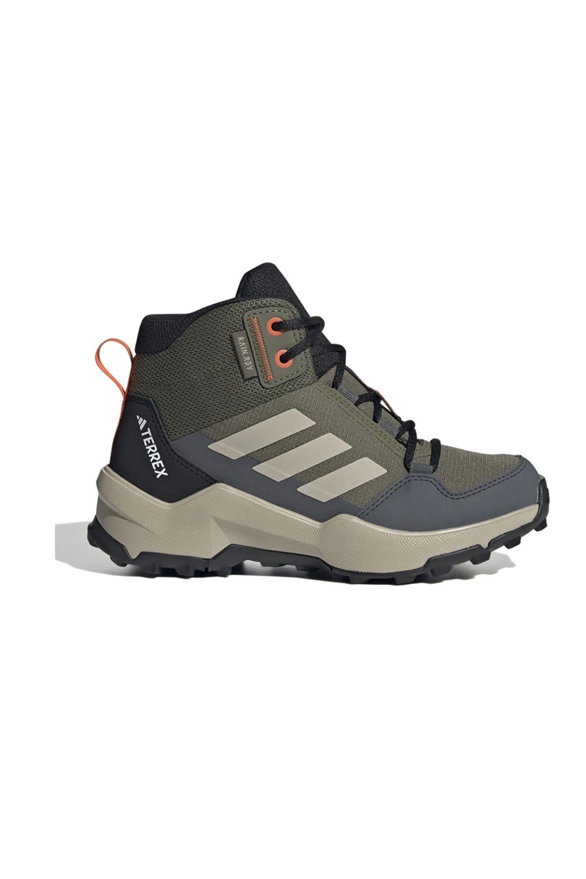 Adidas Terrex Ax4r Mid Rain.rdy Yeşil-gri Çocuk Trekking Ayakkabısı IF6518