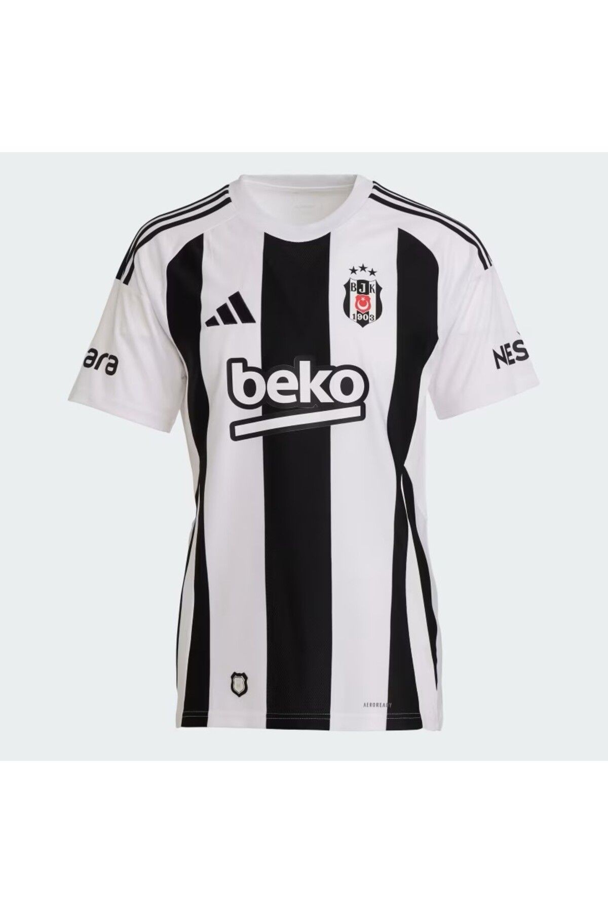  Adidas BJK Striped Home Jersey Erkek Spor T-Shirt – JK2784