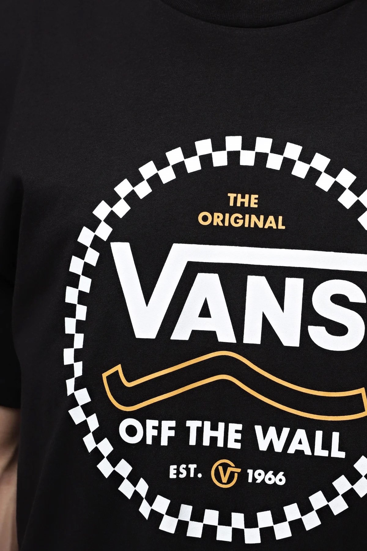 Vans Round Off Siyah Erkek Tişört VN000FJSBLK1