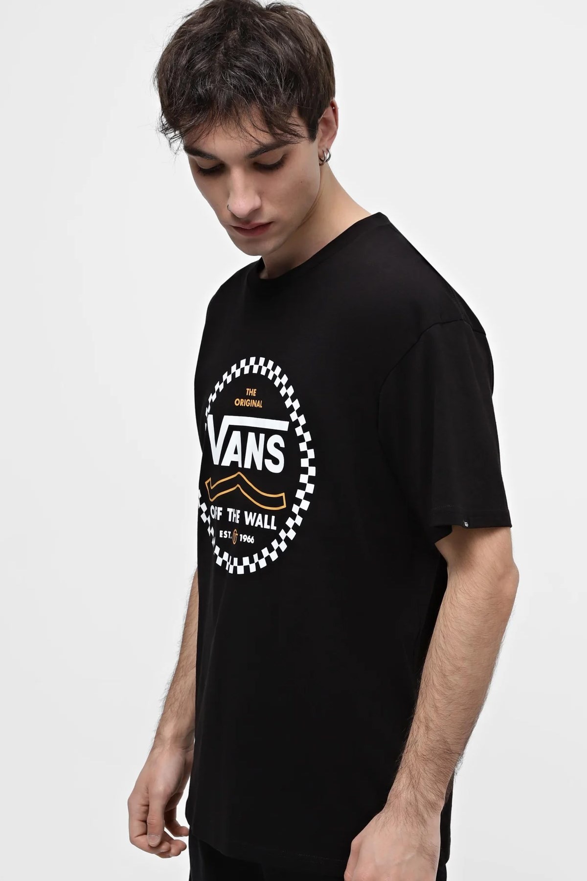 Vans Round Off Siyah Erkek Tişört VN000FJSBLK1