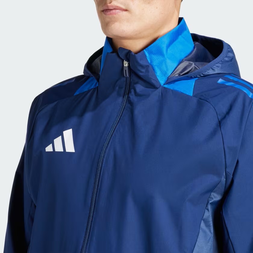 Adidas Tiro24 C Erkek Mavi Futbol Ceket IR9520