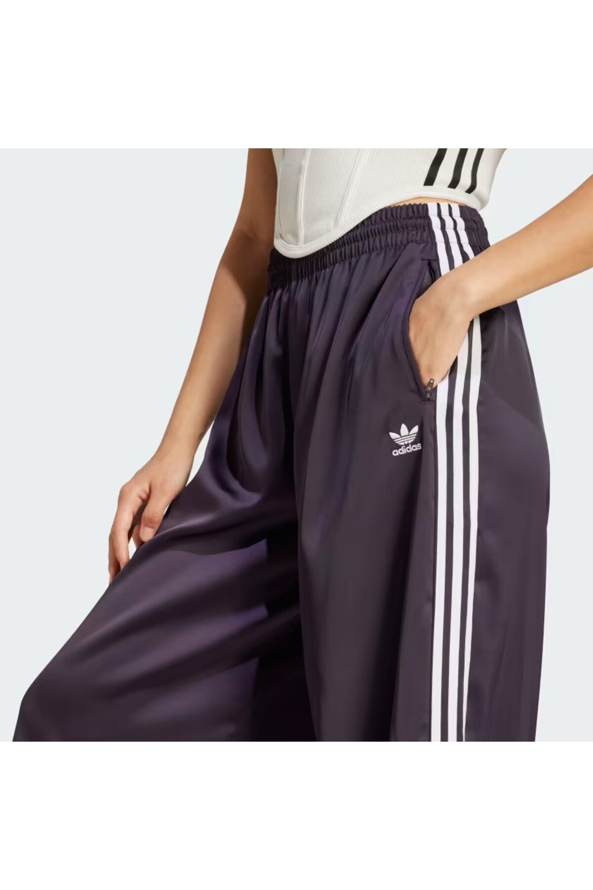 Adidas Adicolor Satin Wide Kadın Eşofman Altı