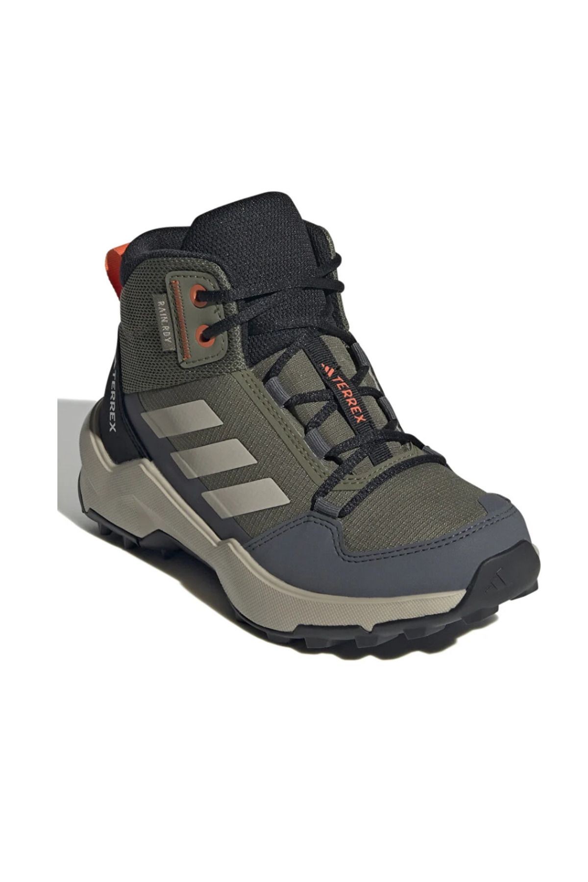 Adidas Terrex Ax4r Mid Rain.rdy Yeşil-gri Çocuk Trekking Ayakkabısı IF6518