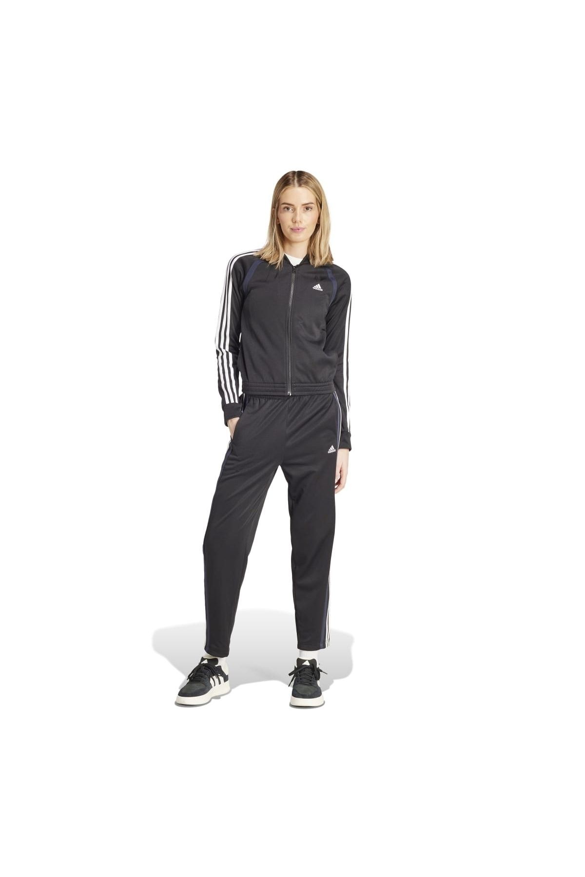 Adidas W Teamsport Ts Siyah Kadın Alt-Üst Takım - IX1106