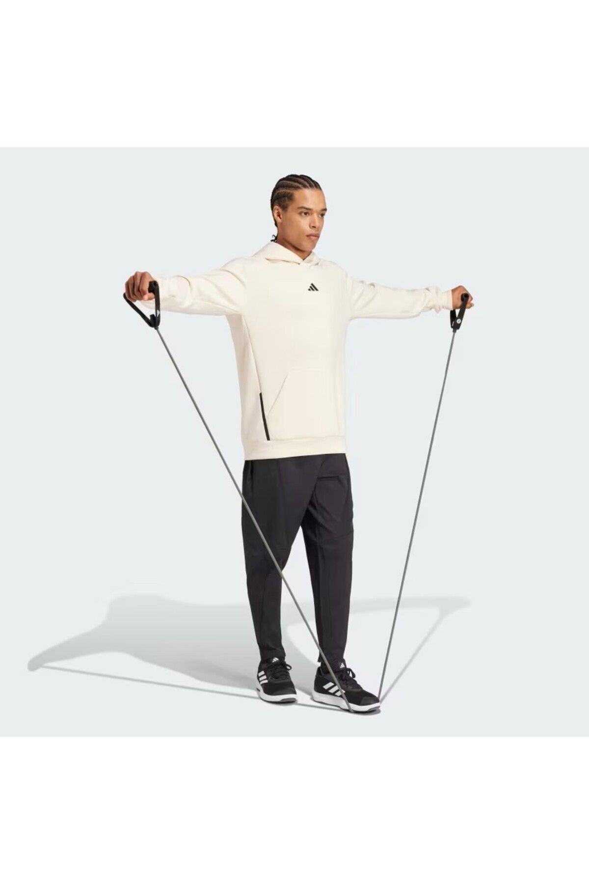 Adidas Designed For Training Erkek Krem Sweatshirt – JI6259