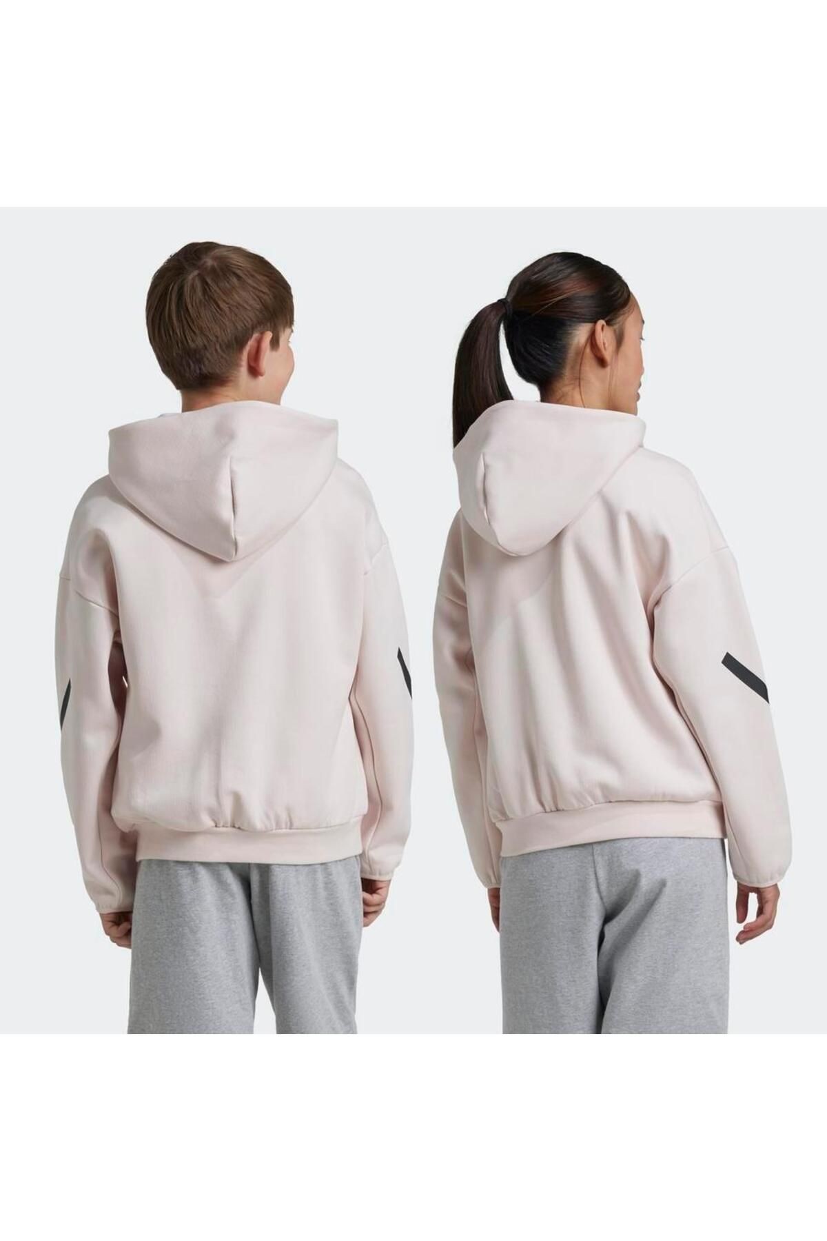 Adidas Z.N.E. Çocuk Pembe Sweatshirt (JF2818)