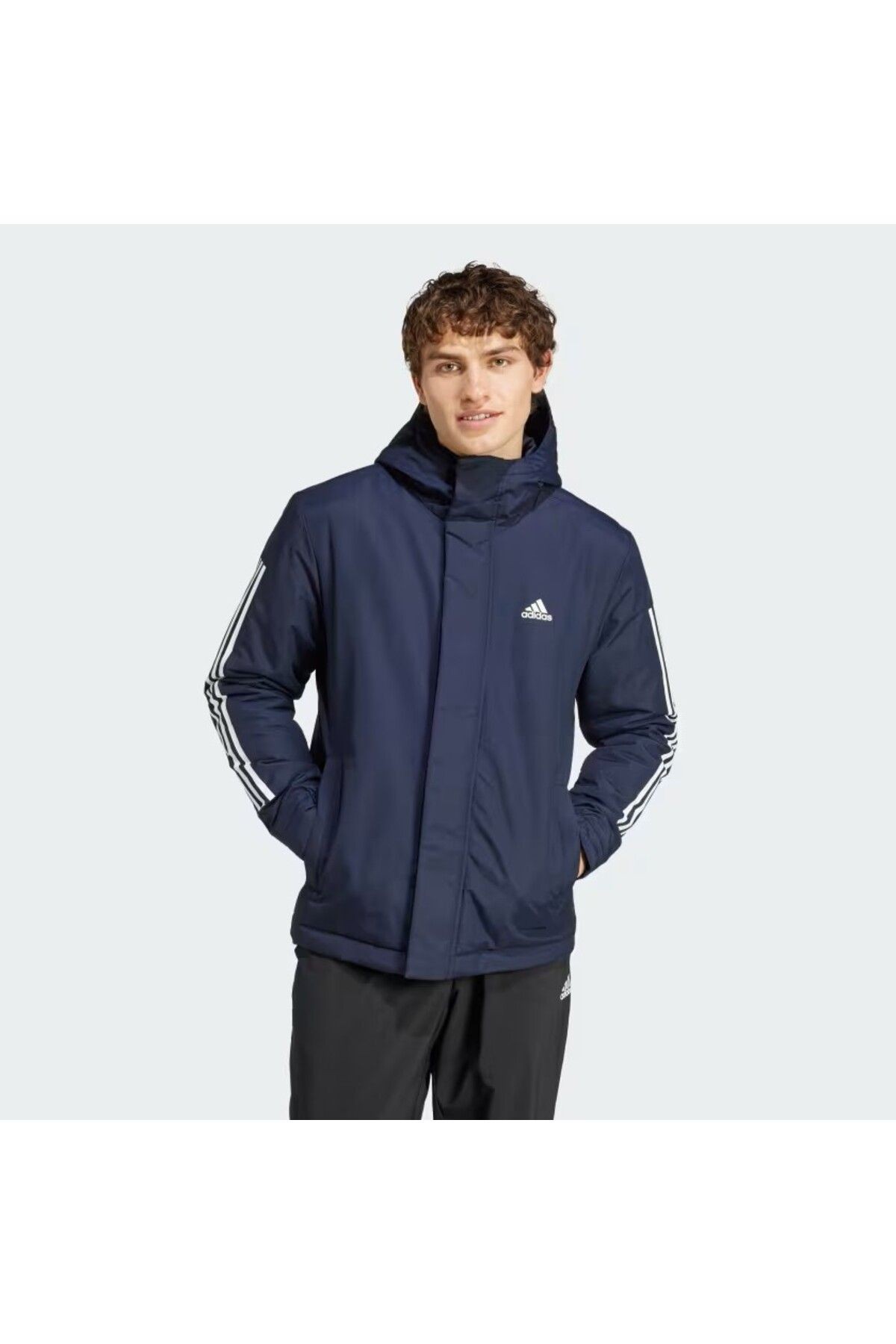 Adidas 3-Stripes Hooded Jacket - IX8885