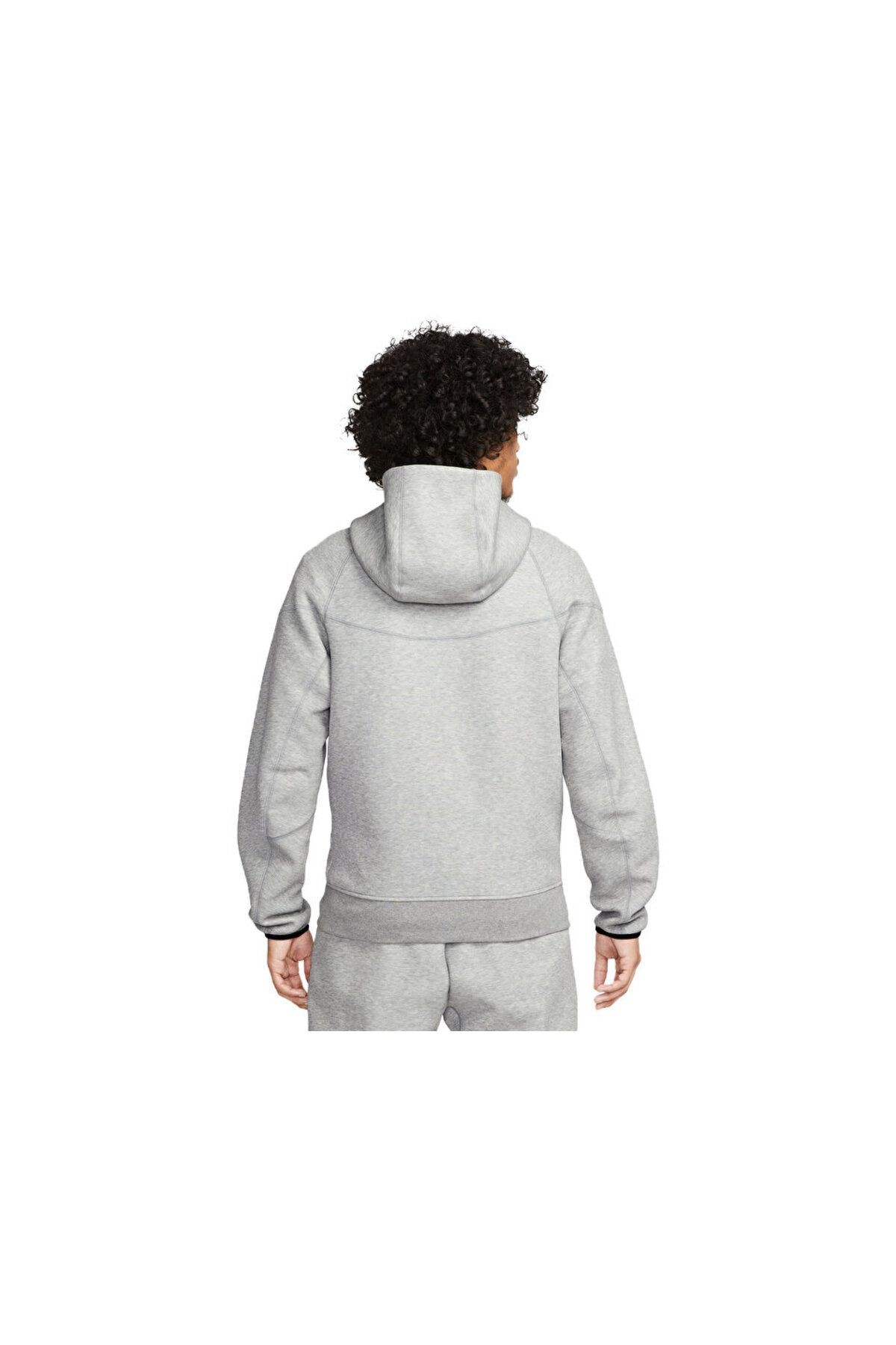 Erkek Günlük Ceket M Nk Tch Flc Fz Wr Hoodie FB7921-063 Gri