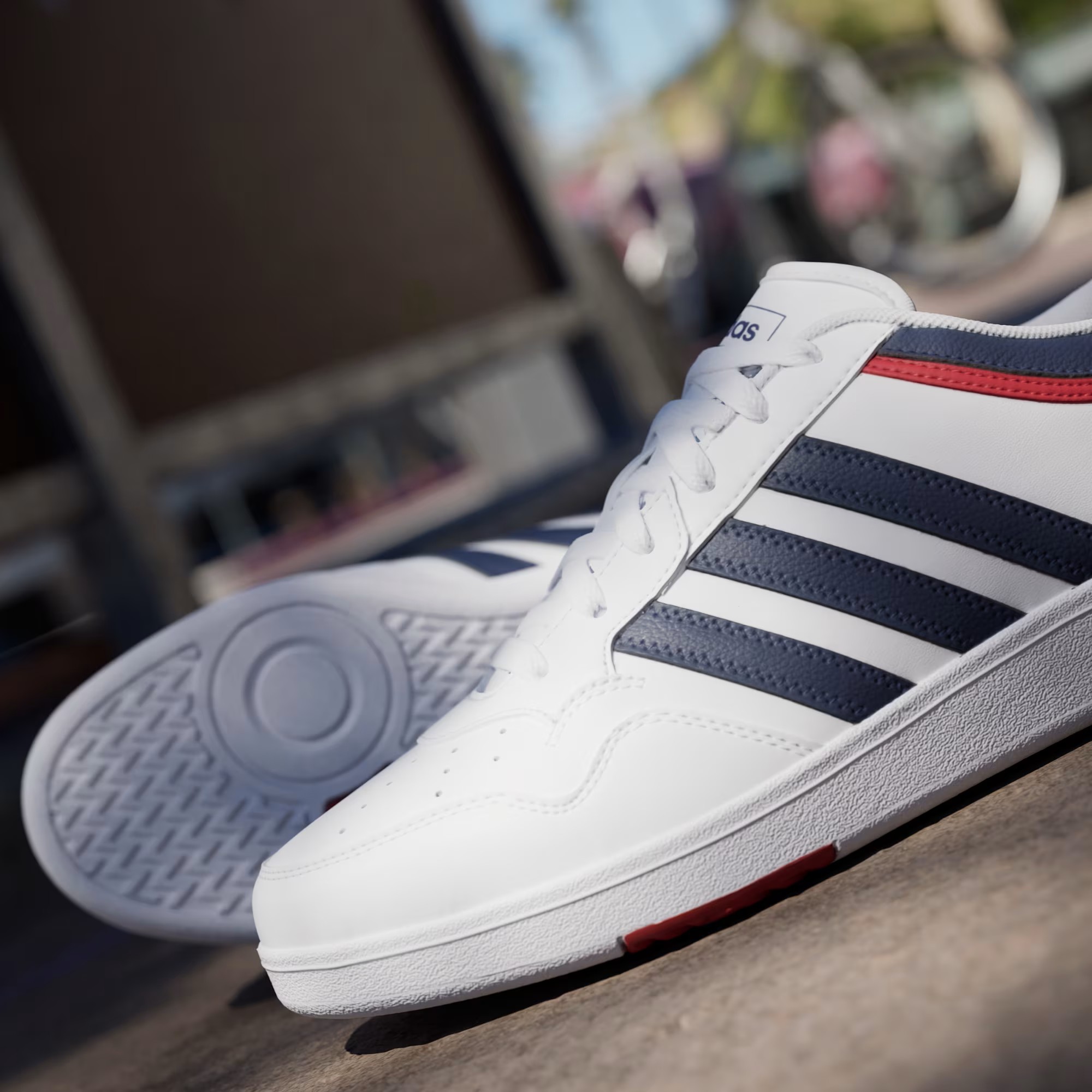 Adidas Hoops 4.0 Beyaz Erkek Sneaker Ayakkabı - JQ9986
